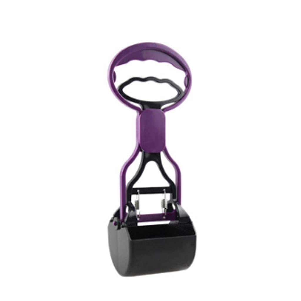 SLATIOM Pet Waste Scooper - Stainless Steel Poop Picker & Clamp for Dogs & Cats - Durable Pet Toilet Cleaner Tool for Yard, Litter Box & Outdoor Use (Color: A)