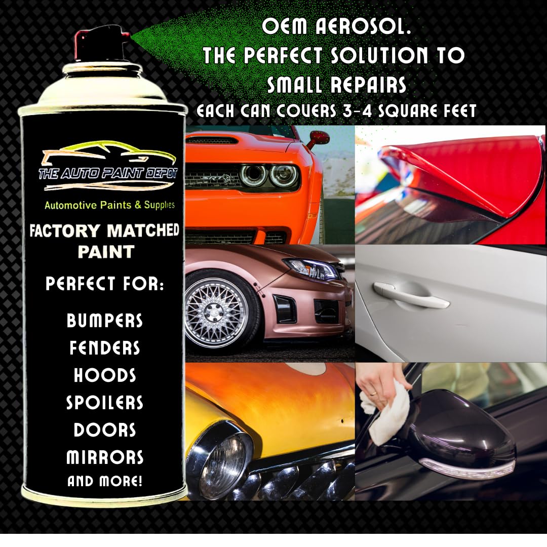 Tesla Touch Up Paint - Sunset Red PPMR Tricoat for All Models & Years | Auto Paint with Clear Coat (Aerosol Spray) | Perfect for Scratches, Chips & DIY Car Repairs