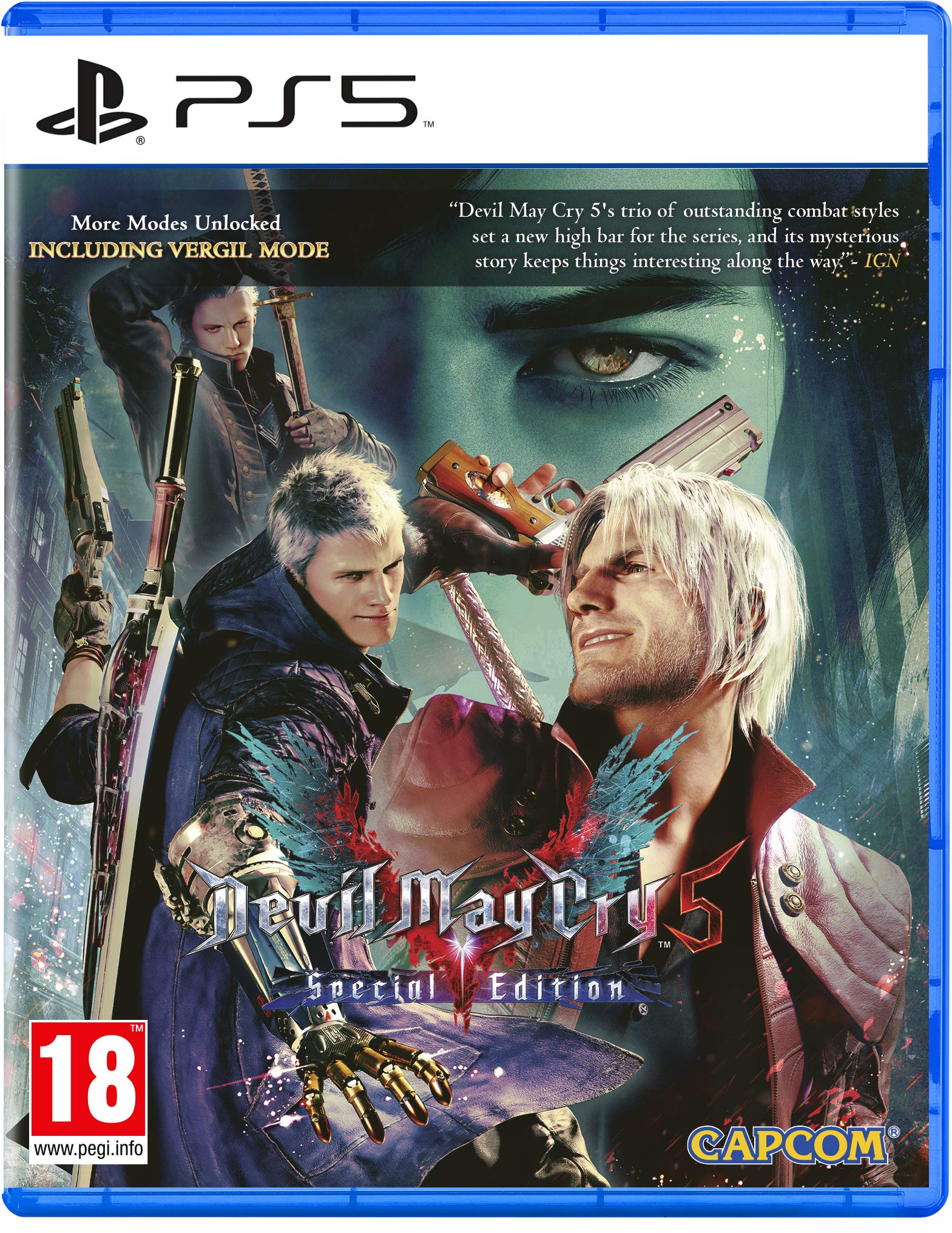 Devil May Cry 5 Special Edition - PlayStation 5 Game | Action-Adventure Video Game for PS5 | Perfect for Hardcore Gamers & DMC Fans