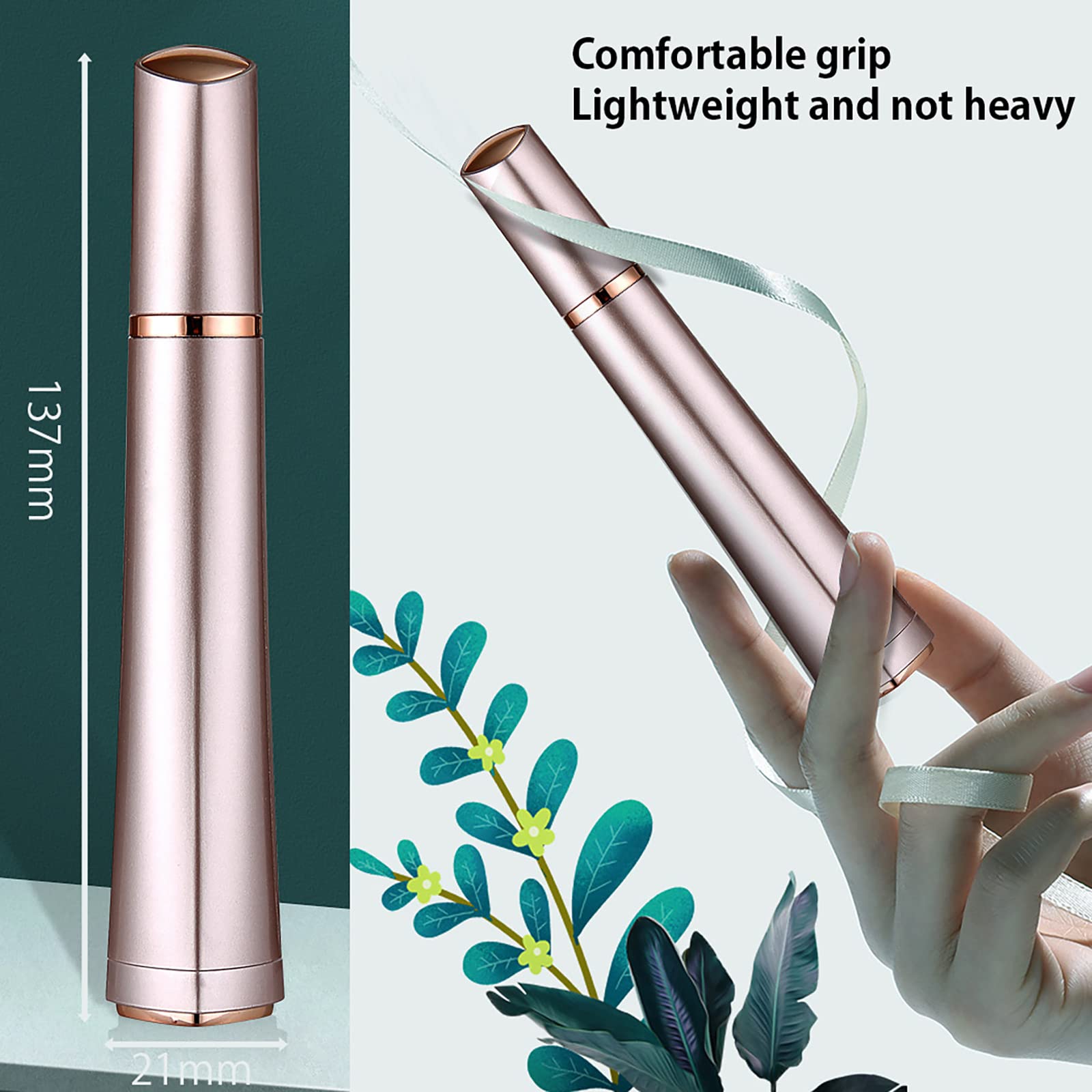 Electric Bikini Trimmer for Women - 3-in-1 Rechargeable Cordless Lady Shaver | Painless Hair Removal for Face, Underarms, Legs & Bikini Area | Perfect for Travel, Gym & Beach Prep | Gold Edition