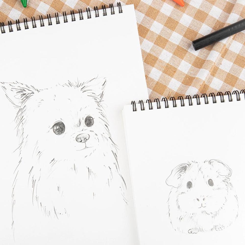 Wearingeul Impression Drawing Sketchbook - Premium Blank Sketch Book for Artists, Students & Adults - Perfect for Sketching, Doodling & Art Projects