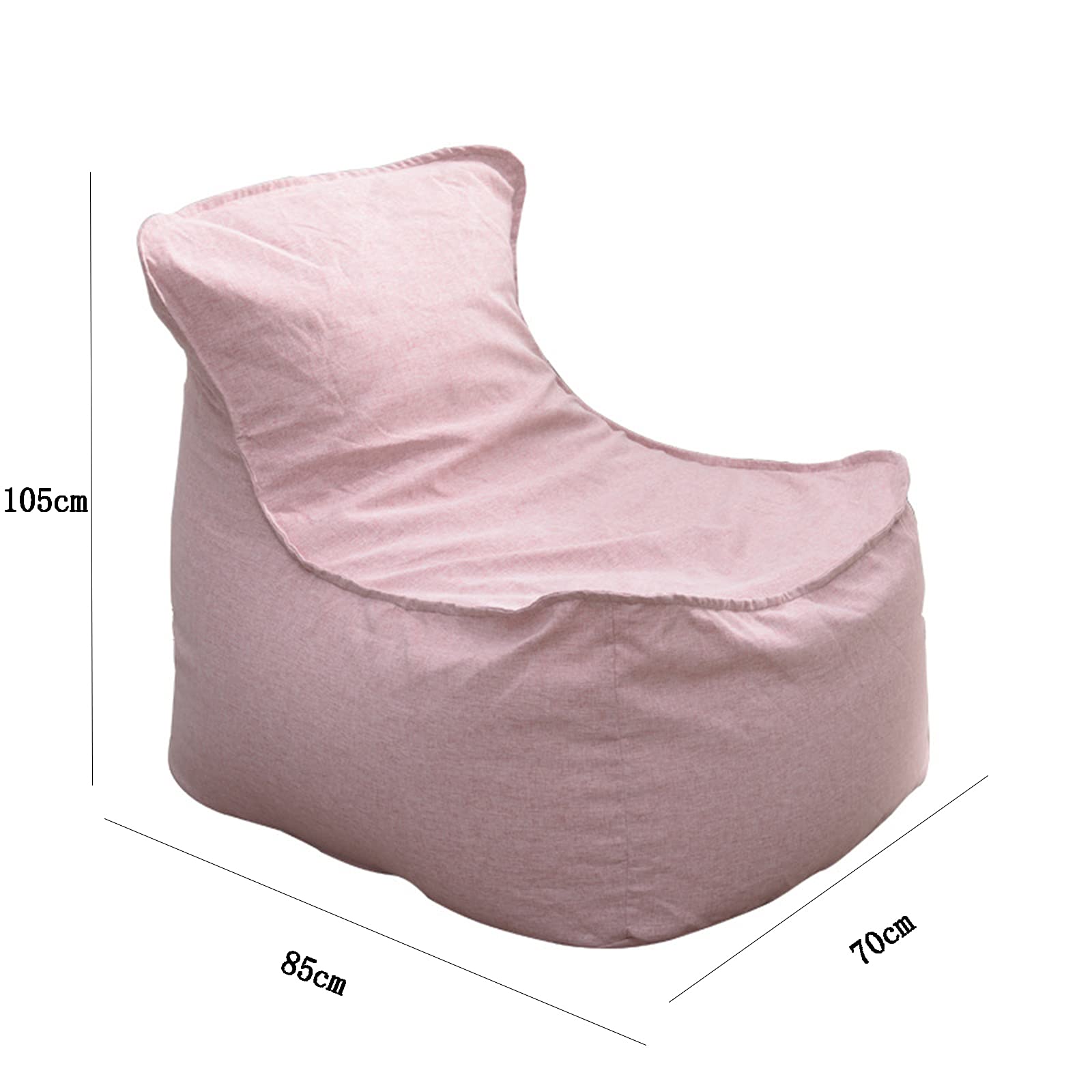 AGVER High Back Ergonomic Bean Bag Gaming Chair - Comfortable & Supportive for Indoor & Outdoor Use - Perfect for Gaming, Lounging & Relaxation
