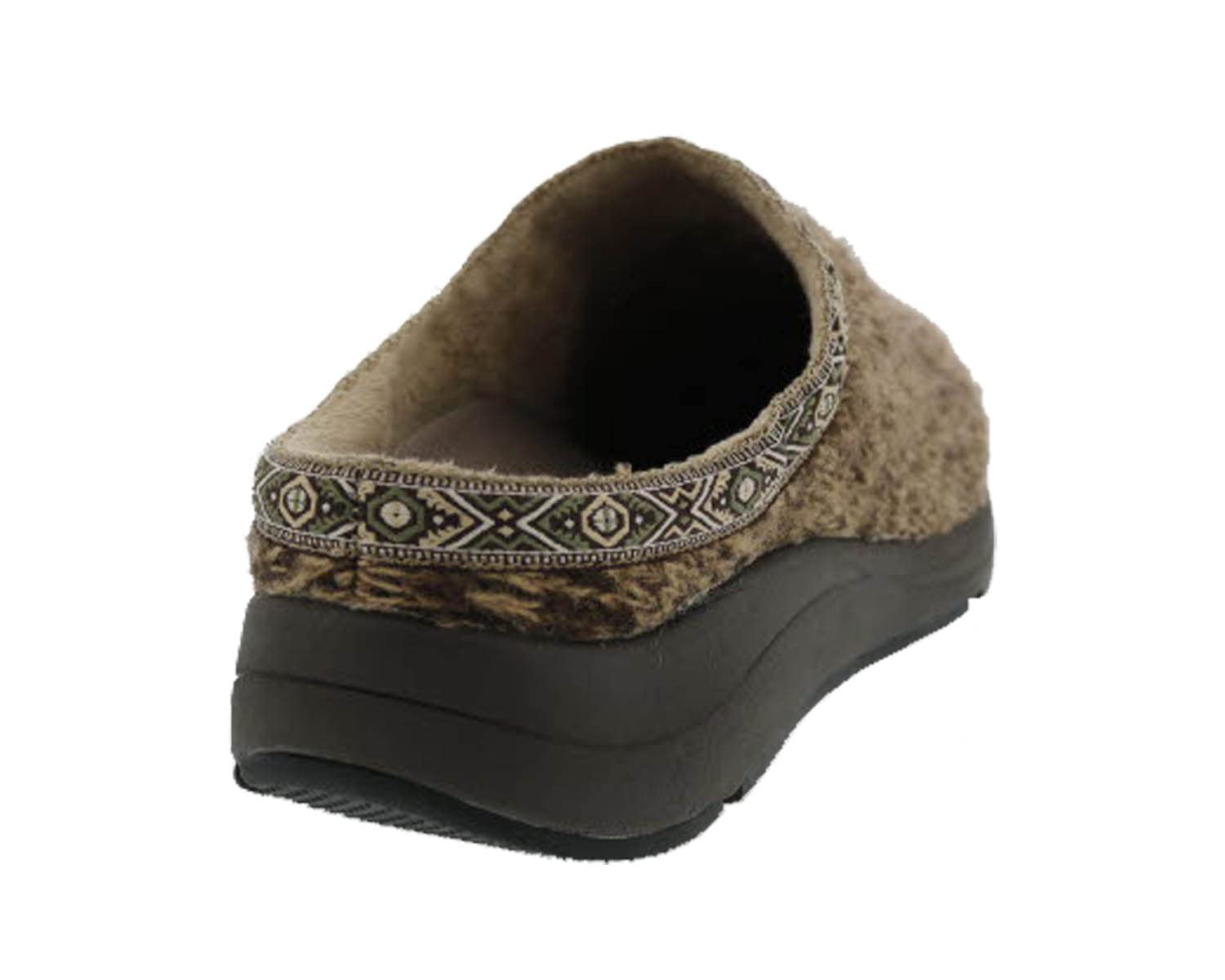 Drew Men's Non-Slip Comfort Slippers - Soft Knit Fabric with Arch Support - Perfect for Indoor Relaxation, Lounging at Home & Cold Weather Coziness