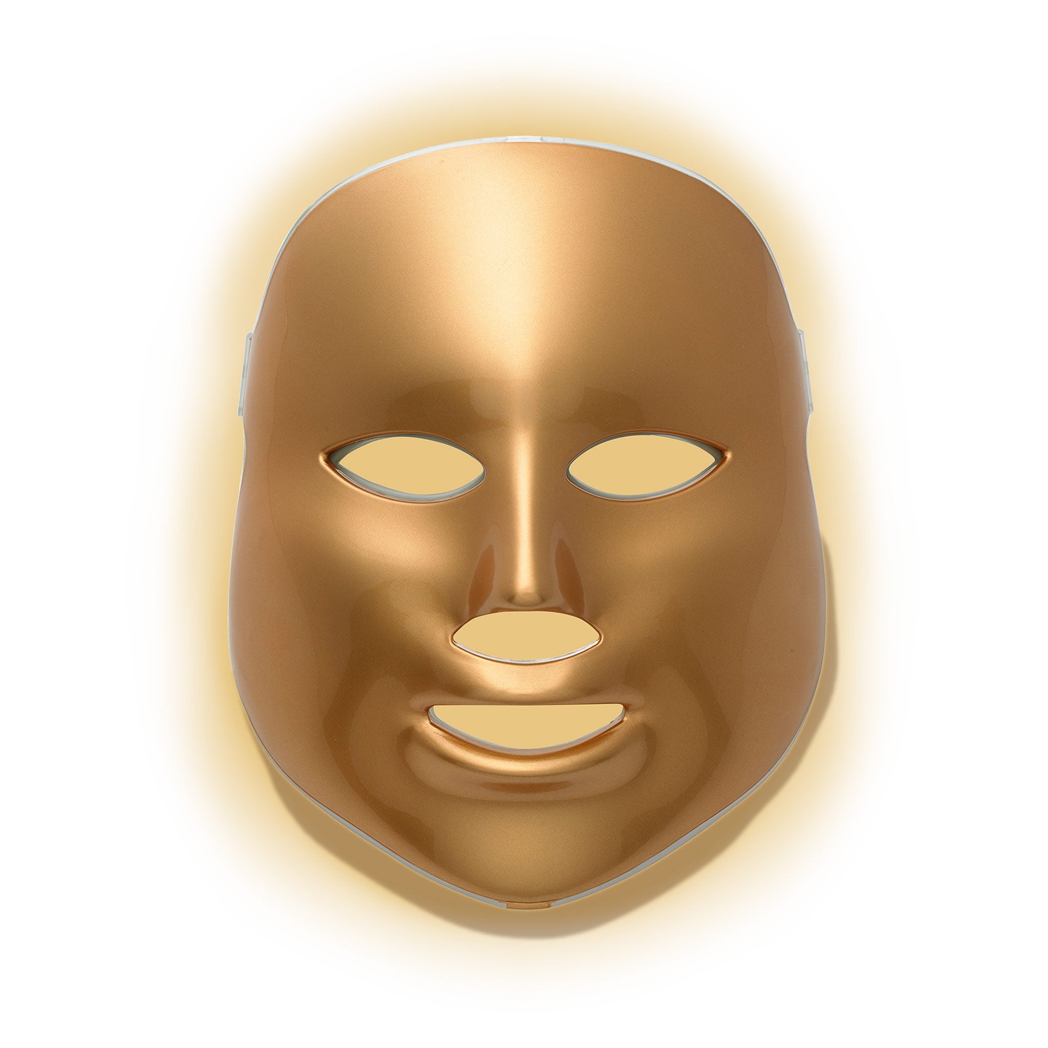 Golden LED Light Therapy Facial Device for Skin Rejuvenation - Anti-Aging & Acne Treatment at Home | Perfect for Daily Skincare Routine & Spa Night