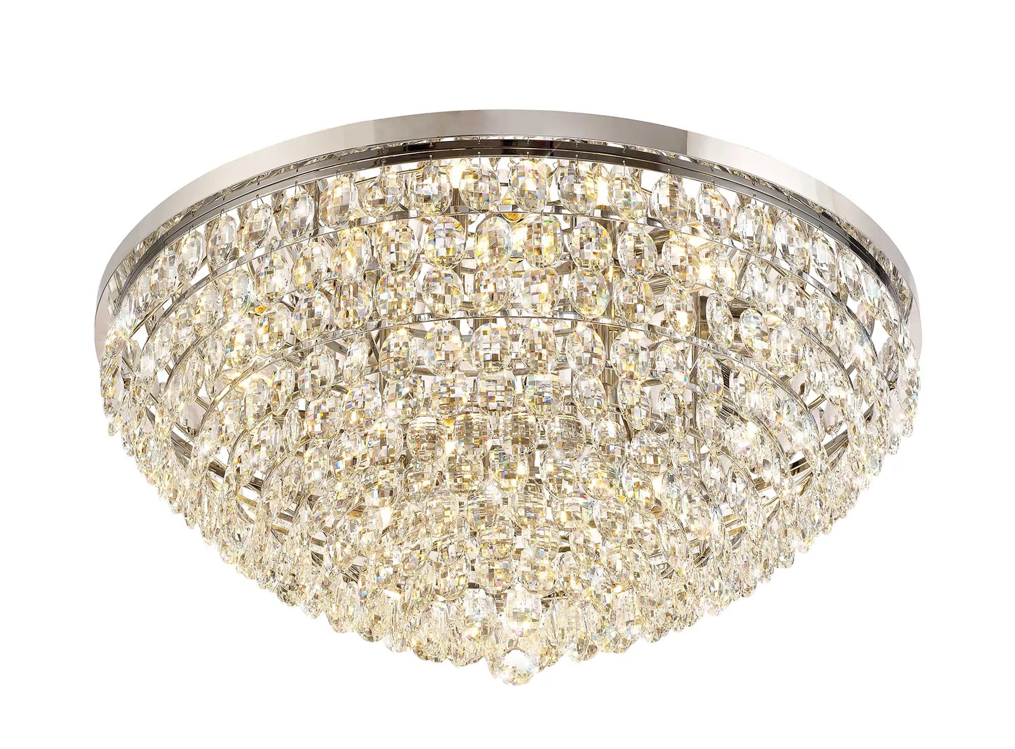 Consten Flush Ceiling Light Fixture with E14 Socket - Perfect for Bedroom, Hallway & Small Space Lighting