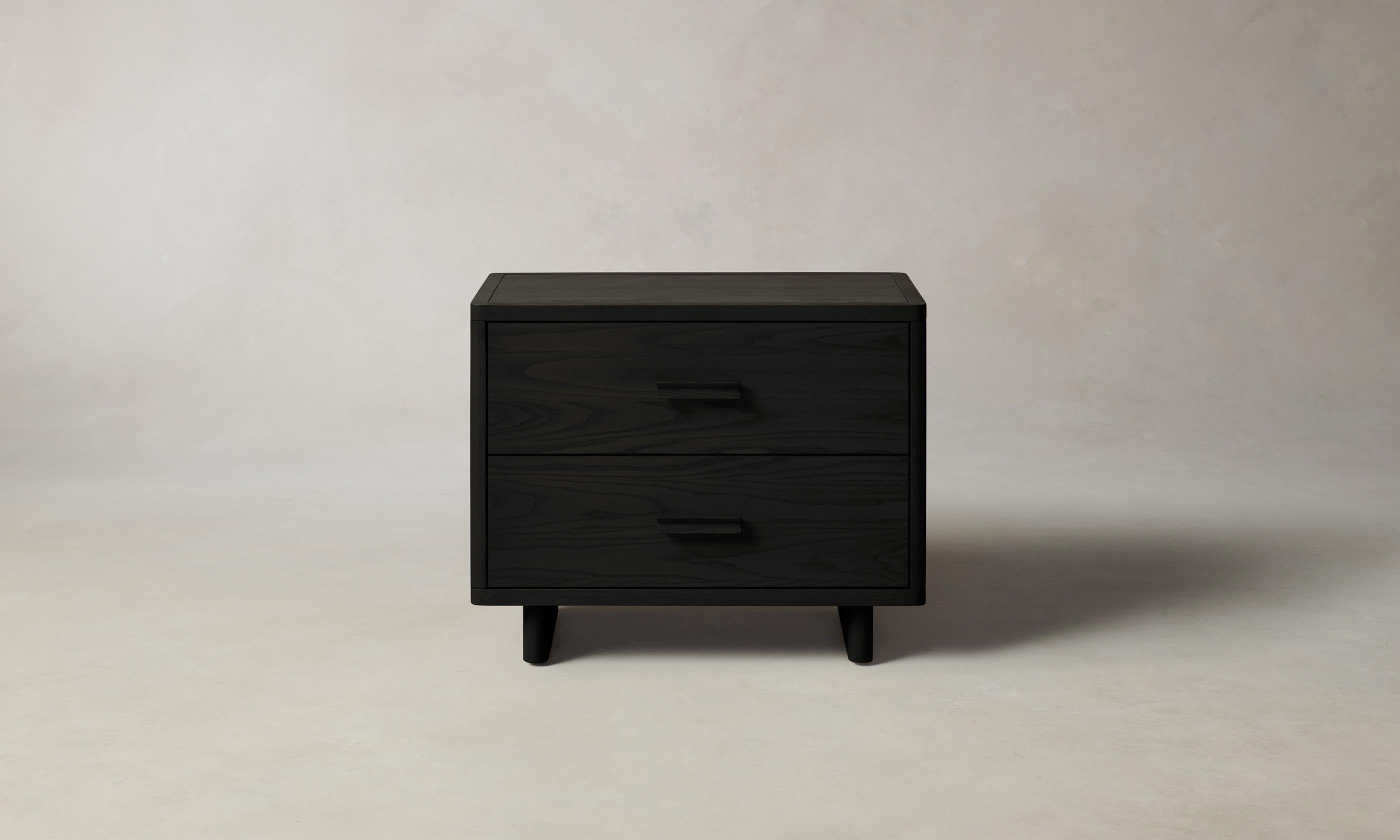 Clinton 2 Drawer Nightstand - Modern Bedside Table with Storage for Bedroom, Living Room & Office - Perfect for Small Spaces & Apartment Decor