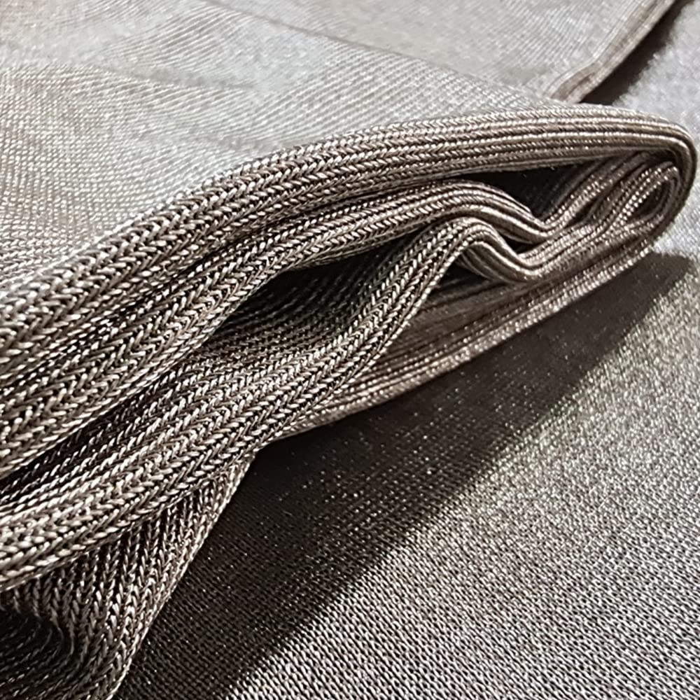 100% Pure Silver Fiber Knitting Fabric - Conductive EMF/RFID/EMI/RF Anti-Radiation Material (1M x 1.5M) for Maternity Wear, DIY Clothing & EMF Protection Projects - Ideal for Pregnancy, Radiation Shielding & Smart Fabric Crafts