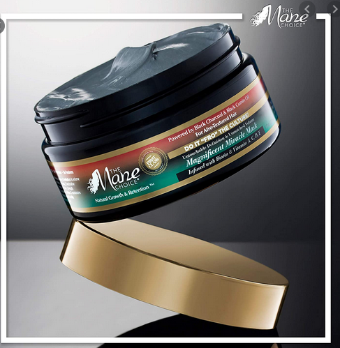 The Mane Choice Do It For The Culture Magnificent Miracle Hair Mask - 8 fl.oz | Deep Conditioning Treatment for Natural, Curly & Damaged Hair | Perfect for Salon-Quality Results at Home
