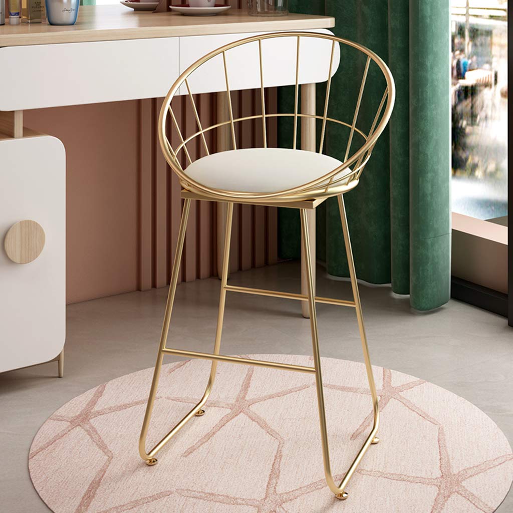 Set of 2 Velvet Upholstered Bar Stools with Metal Footrest - 200kg Weight Capacity - Perfect for Kitchen Breakfast Bars, Counter Dining & Home Decor