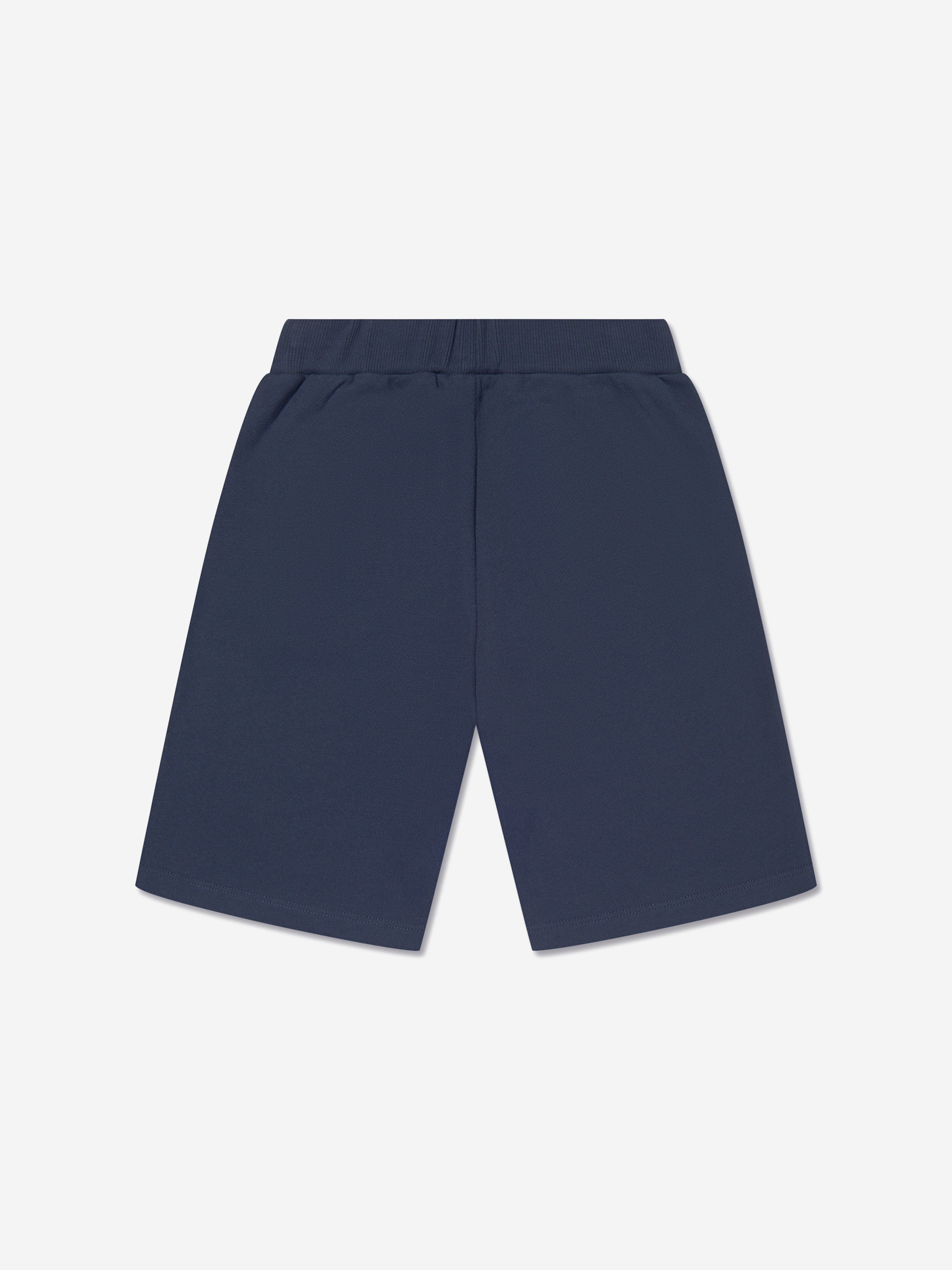 Balmain Boys Logo Jersey Shorts - Blue Cotton Athletic Shorts for Kids | Perfect for Sports, Play & Casual Wear