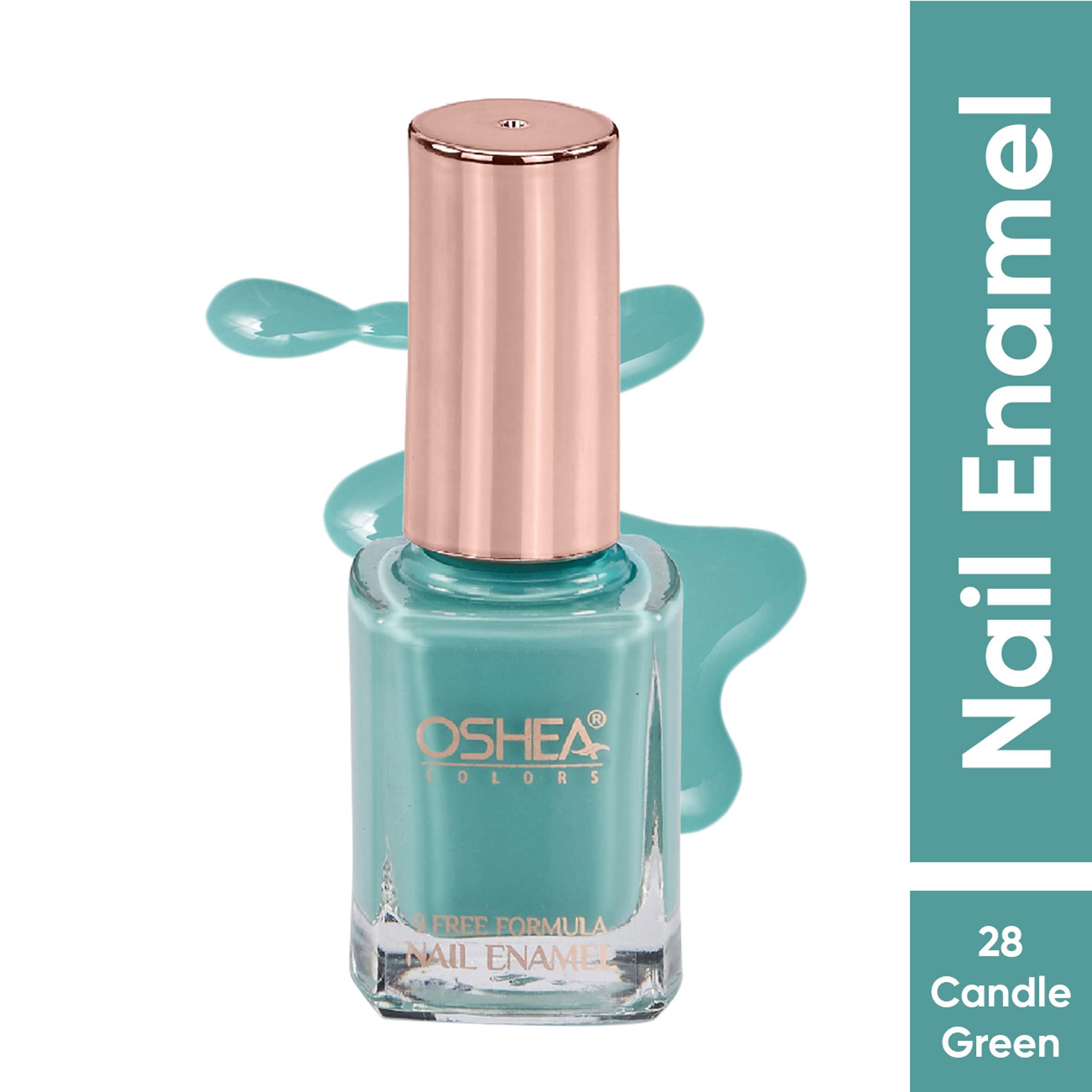 Oshea Herbals Matte Nail Polish - 10ml Candle Green Vegan Nail Enamel for Women | Long-Lasting Chip-Resistant Formula | Perfect for Everyday Wear, Parties & Special Occasions
