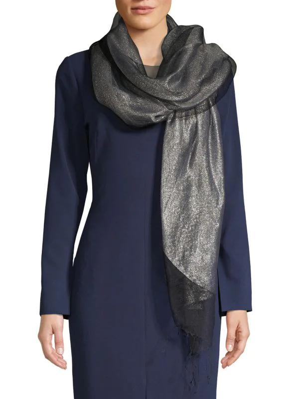 Sparkly Glitter Scarf for Women - Elegant Fashion Accessory for Parties, Weddings & Special Occasions