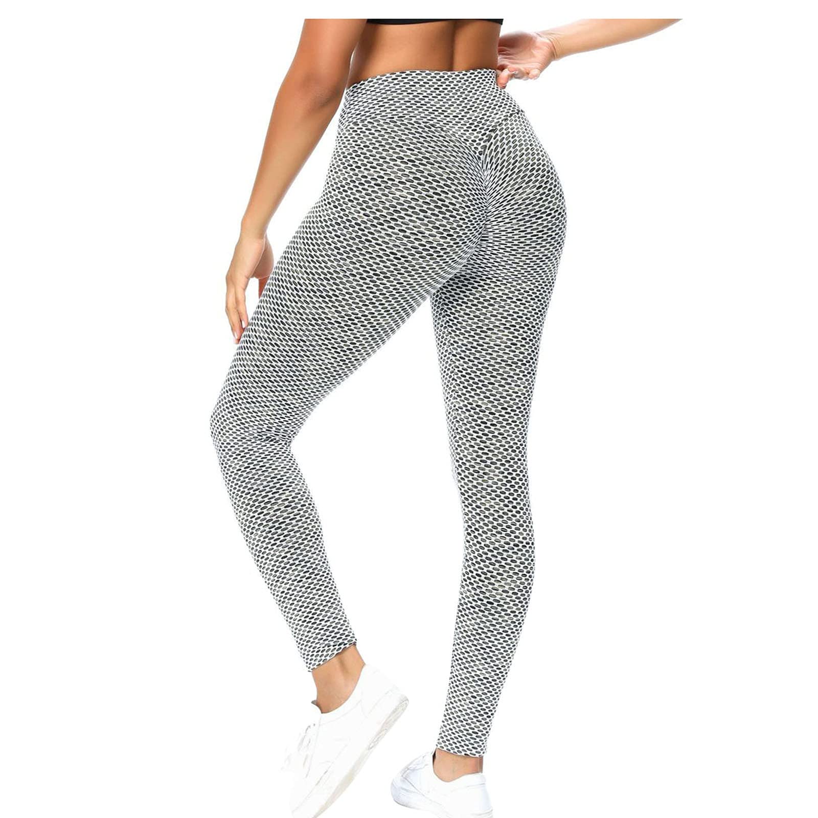 CHENQ Women's High Waist Stretch Yoga Pants - Breathable Workout Leggings for Running, Gym & Fitness - Full Length Active Tights for Yoga, Pilates & Lounge Wear