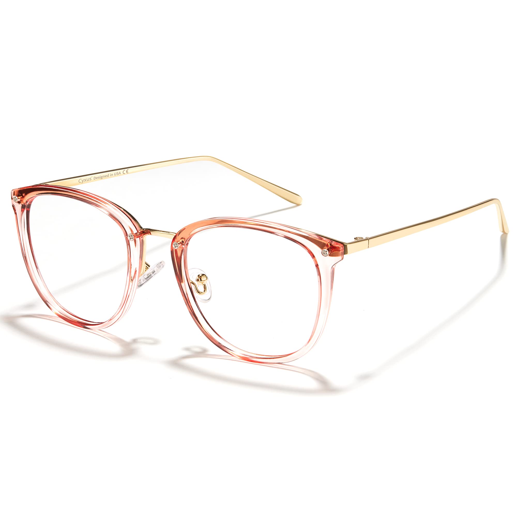 Cyxus Blue Light Blocking Glasses for Women - Stylish Computer Glasses for Office Work, Reading & Screen Time - Reduce Eye Strain & Prevent Migraines - Perfect for Working, Studying & Digital Device Use