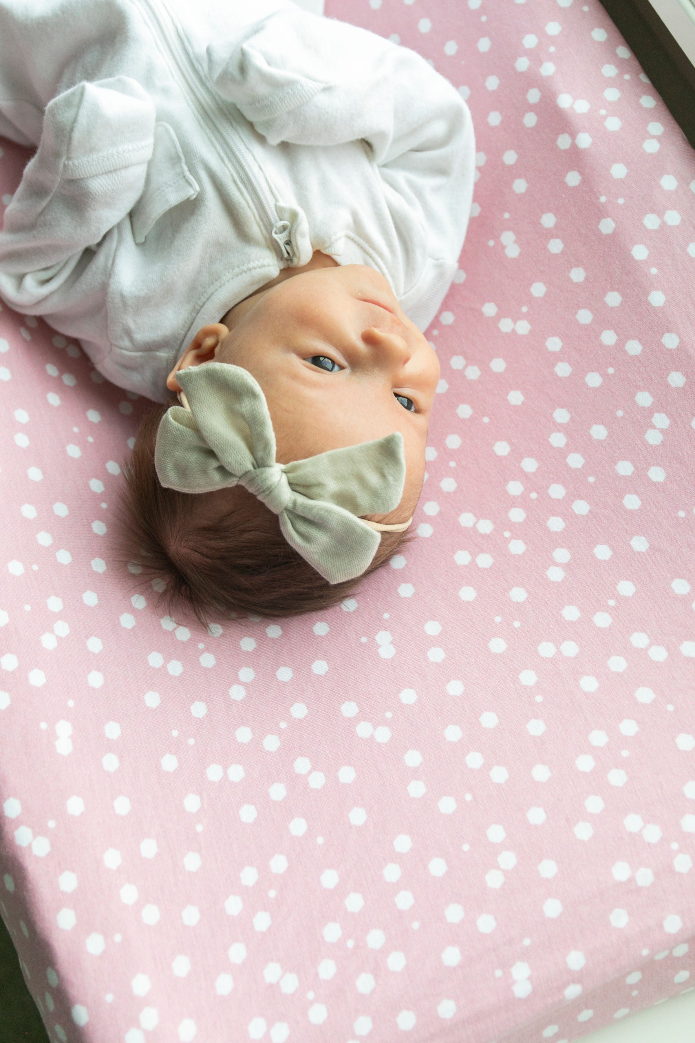 Premium Organic Cotton Knit Diaper Changing Pad Cover - Soft, Breathable & Washable for Baby Nursery & Travel - Lucy Brand