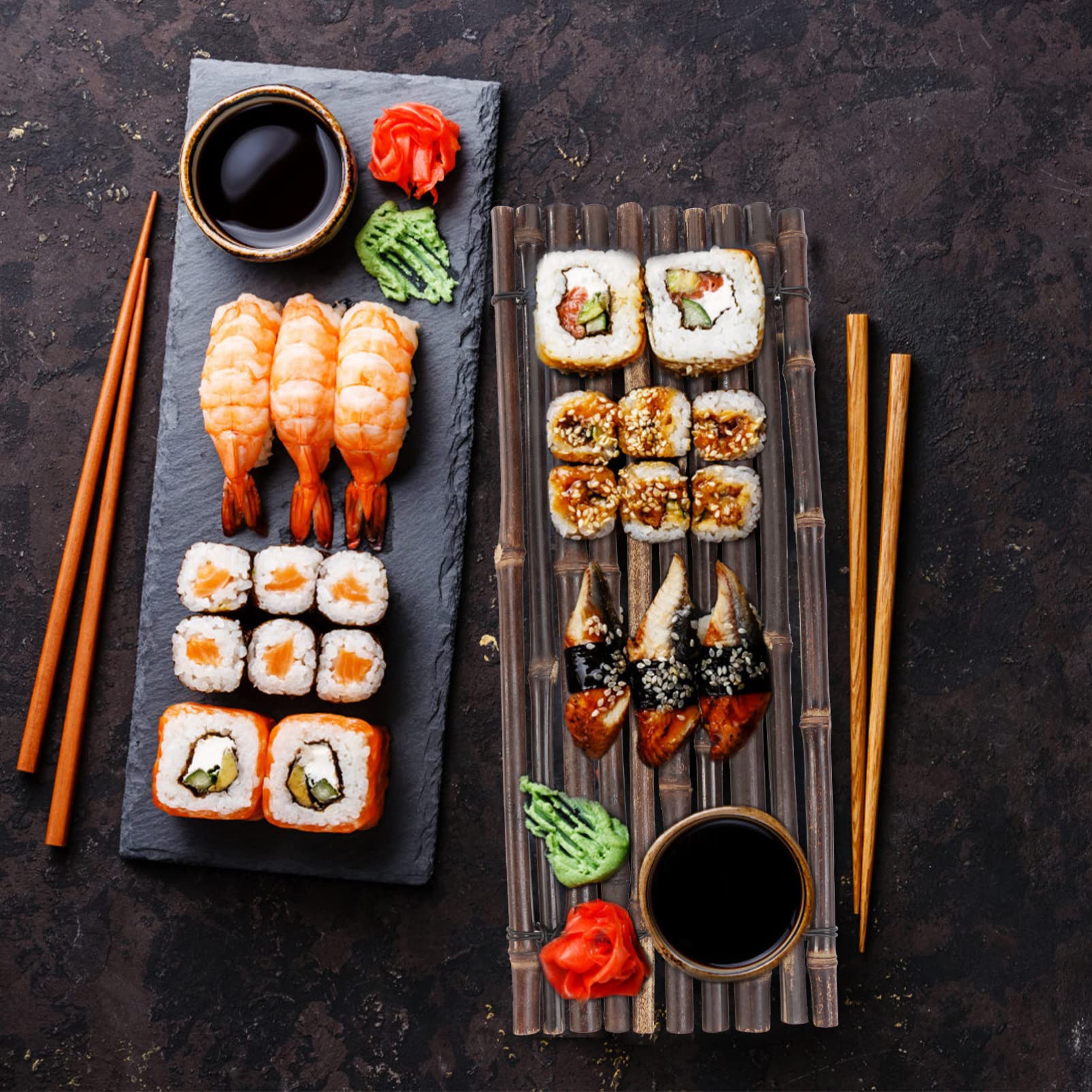 Premium Japanese Sushi Serving Platter - Authentic Boat-Shaped Sushi Tray for Sashimi, Nigiri & Snacks | Elegant Restaurant & Home Dining Tableware for Parties, Buffets & Asian Cuisine Presentation