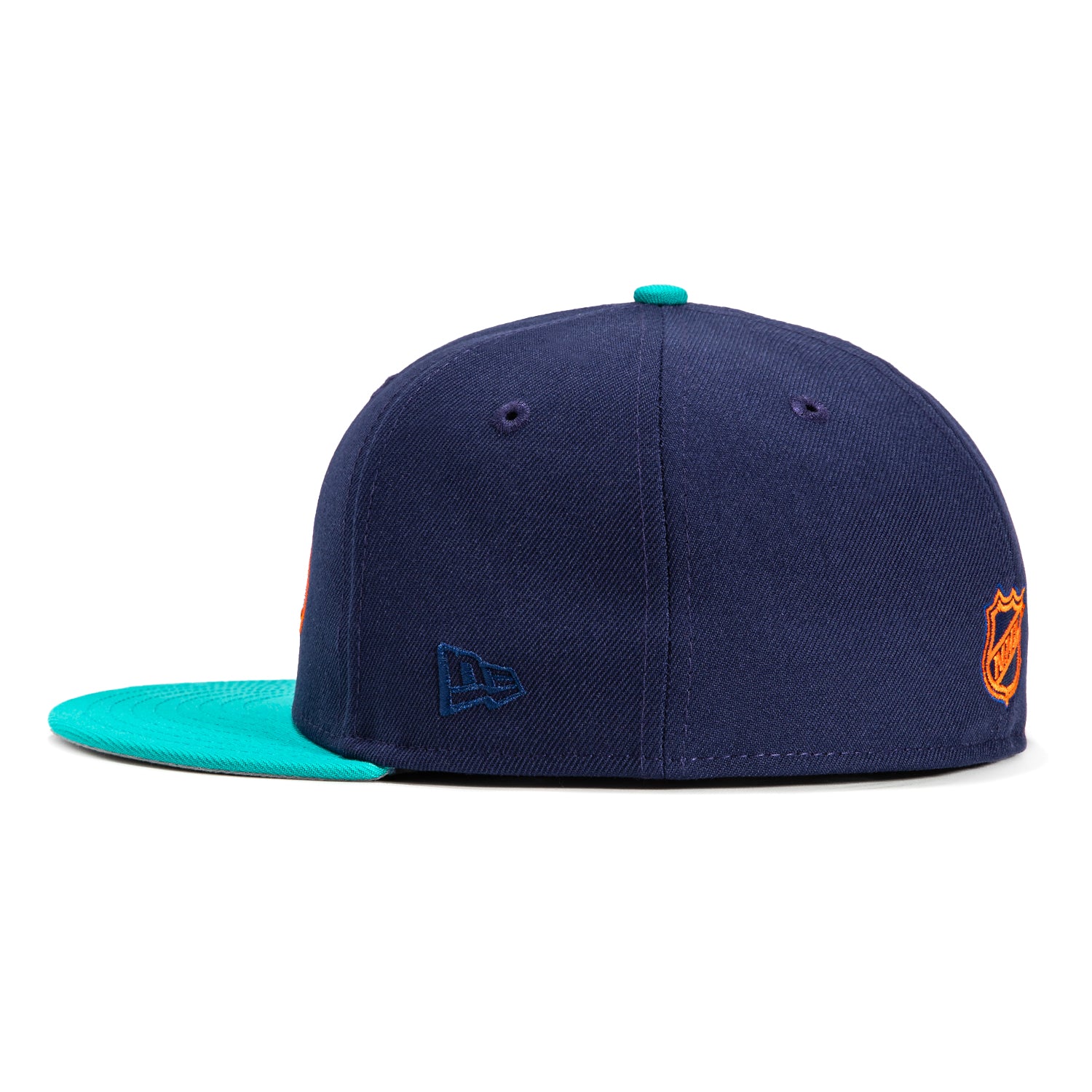 New Era 59Fifty New York Islanders 25th Anniversary Patch Snapback Hat - Light Navy & Teal - Official NHL Licensed Cap for Hockey Fans & Sports Enthusiasts