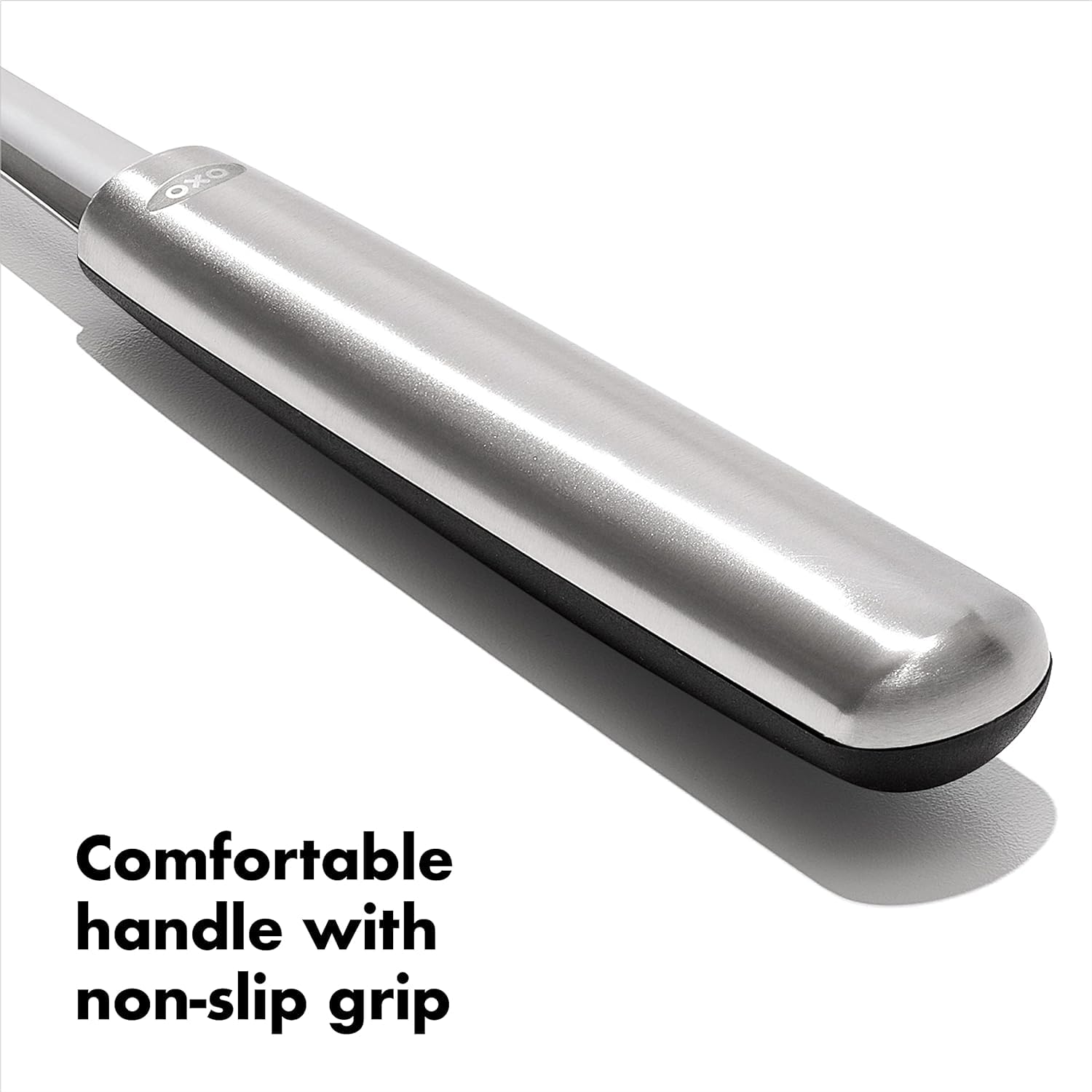 OXO Stainless Steel Slotted Cooking Spoon - Durable Kitchen Utensil for Stirring, Serving & Mixing - Perfect for Soups, Sauces & Pasta Dishes