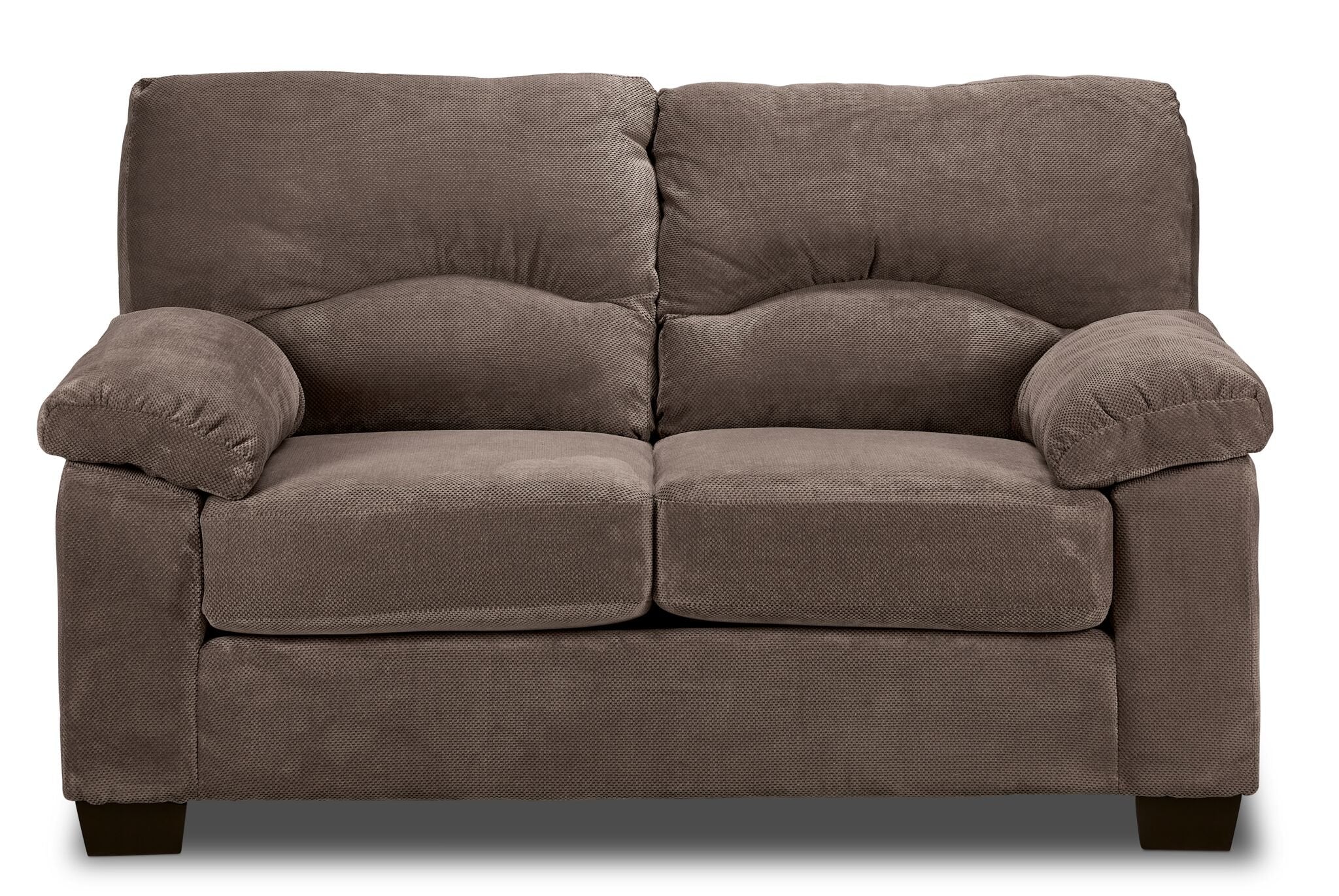 Archie Loveseat in Ash - Modern Comfortable Sofa for Living Room, Lounge & Small Spaces