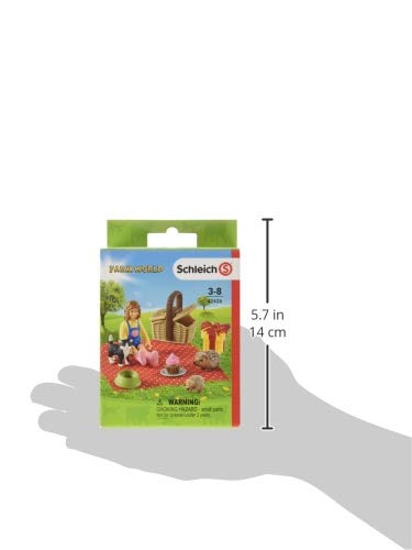 Schleich Farm World 10-Piece Farm Animal Toys Set for Kids - Realistic Baby Animal Figures, Educational Playset for Birthday & Picnic | Perfect for Pretend Play, Farm-Themed Parties & Early Learning