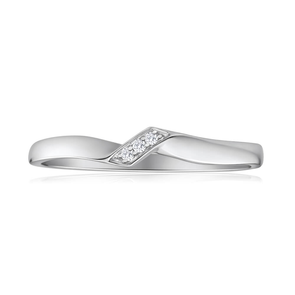 9ct White Gold Diamond Ring for Women - Elegant Solitaire Engagement & Wedding Band - Perfect for Proposals, Anniversaries & Special Occasions