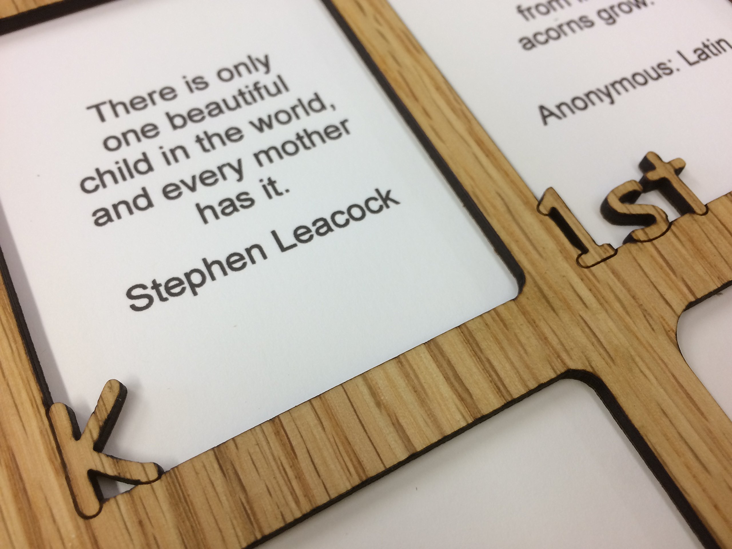 Personalized School Years Picture Frame with Rectangular Openings - 11x14 Inch, K-12th Grade, Cherry Wood Finish - Perfect for Graduation Gifts, Classroom Decor & Family Keepsakes