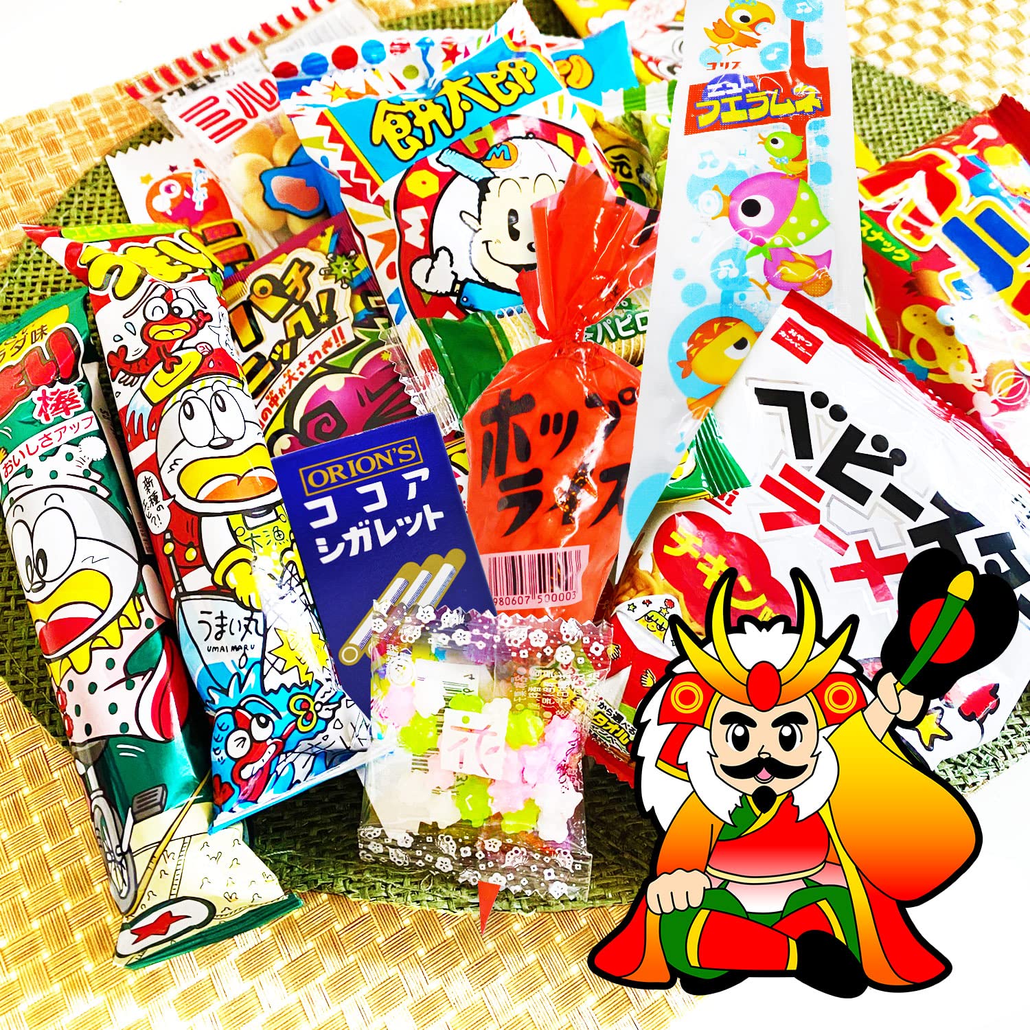 SHOGUN CANDY - 32-Piece Assorted Japanese Snacks & Candy Gift Box | Popular Asian Treats Collection for Travel, Parties & Cultural Exploration