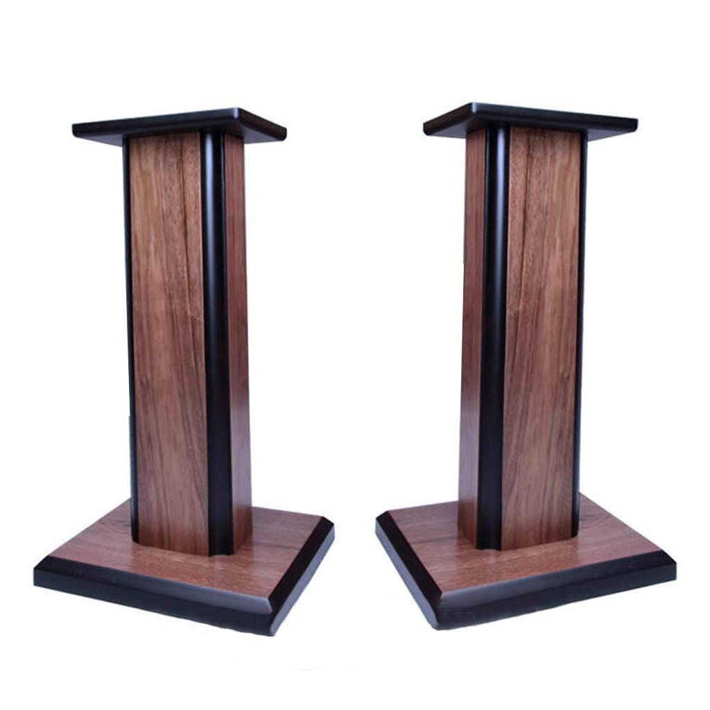 Premium Speaker Stands for Bookshelf Speakers - Heavy Duty Audio Equipment Rack for HiFi & Surround Sound Systems - Adjustable Monitor Stand (Brown, 293x360cm) - Perfect for Home Theater, Studio & Gaming Setups