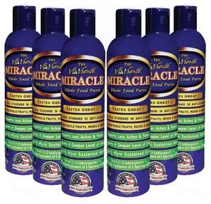 Premium 8oz Miracle Bottles - 6 Pack Set | Durable & Leak-Proof for Travel, Gym, and Everyday Use