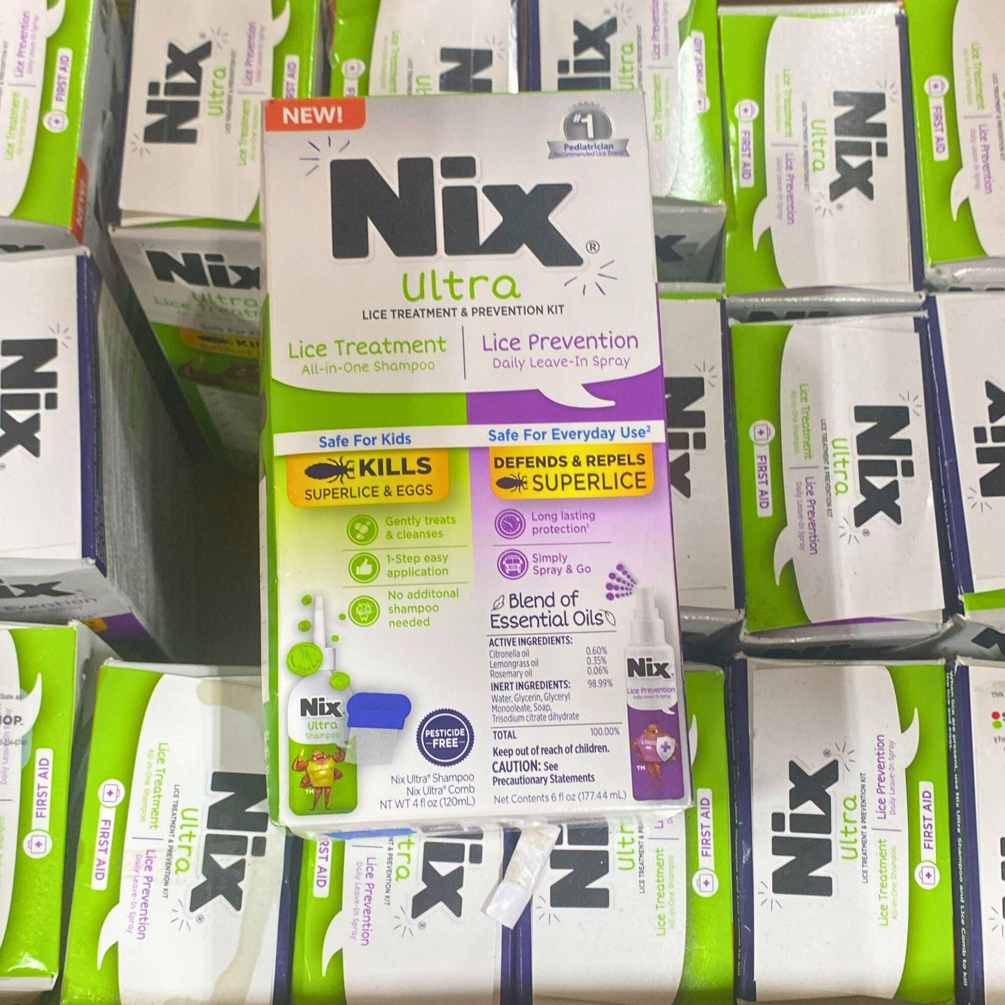 Nix Ultra Lice Treatment & Prevention Kit - 18 Piece Set for Head Lice Removal & Prevention - Safe & Effective Lice Treatment for Kids & Adults - Perfect for Home, School & Travel Use