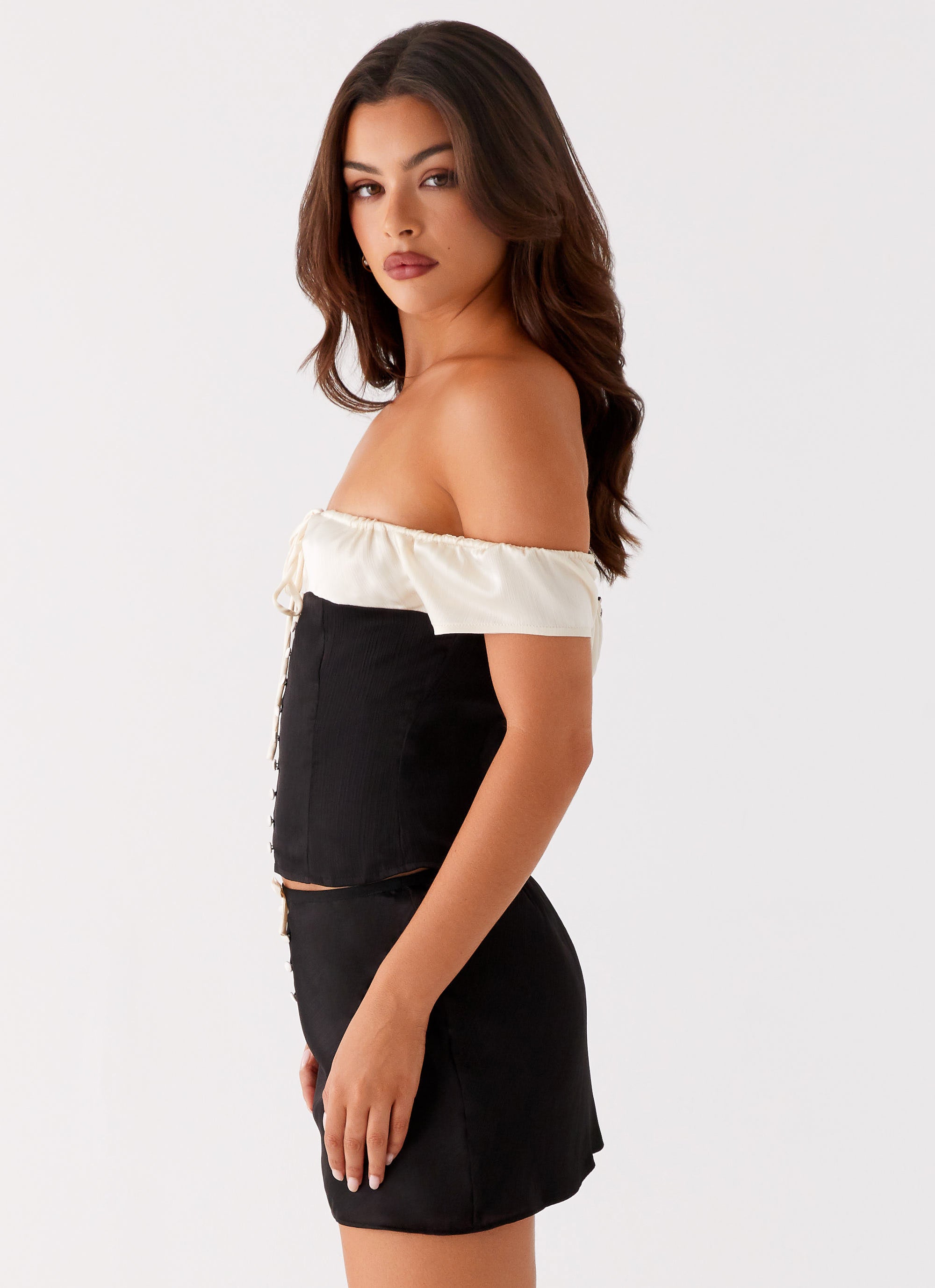 Justice Off Shoulder Top for Women - Trendy Black Blouse for Casual Outings & Summer Parties | Perfect for Beach Vacations & Date Nights