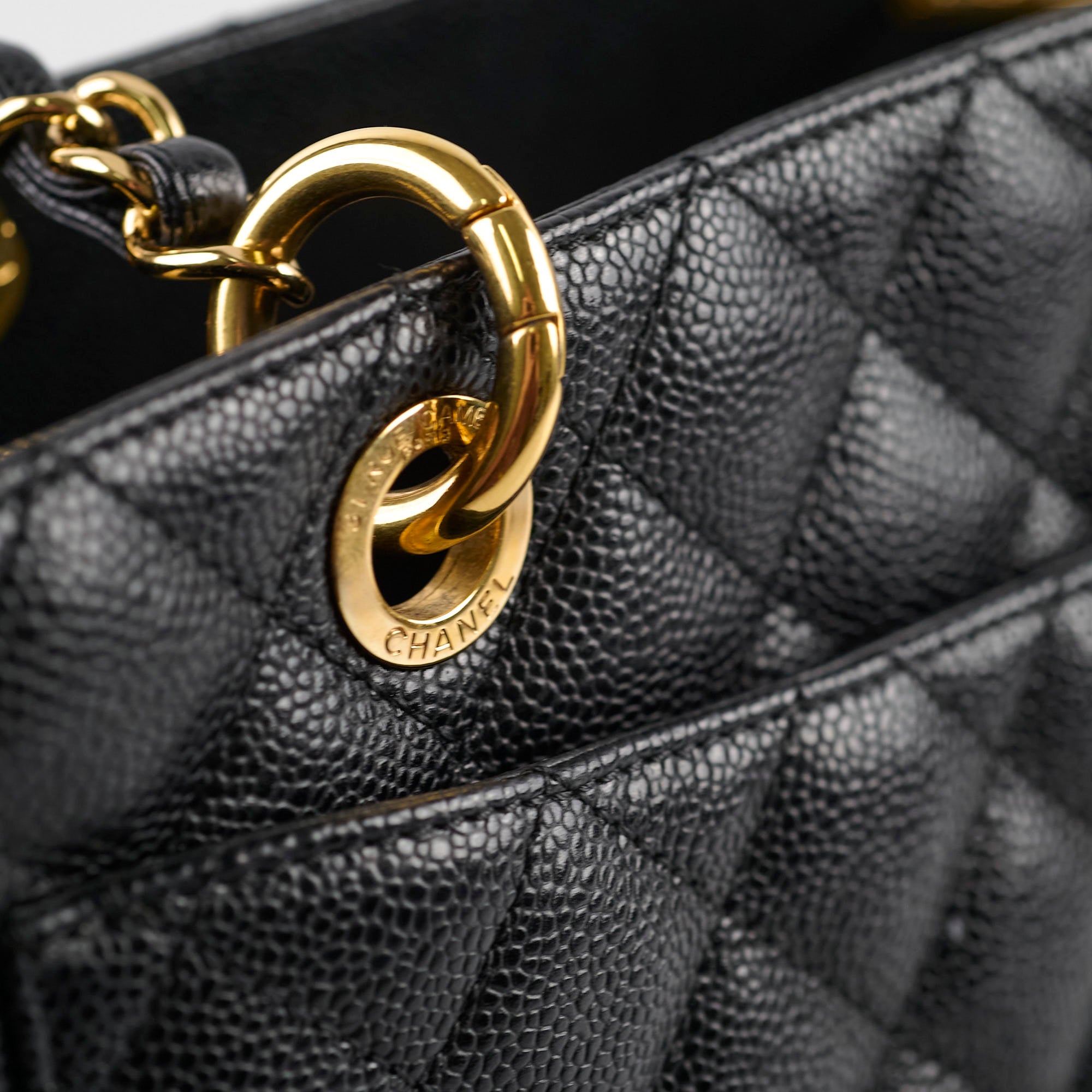 Chanel Caviar Leather Grand Shopping Tote GST Handbag in Black - Luxury Designer Tote Bag for Women, Perfect for Work, Travel & Everyday Use