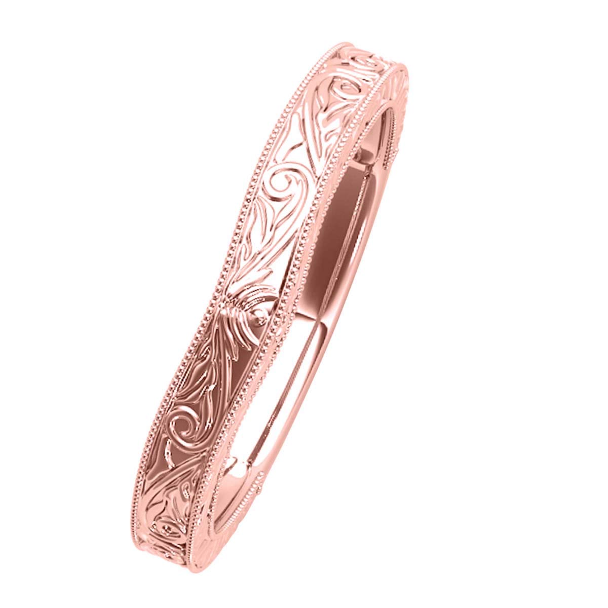 14K Solid Rose Gold Engagement & Wedding Band Ring for Women | MauliJewels | Perfect for Proposals, Anniversaries & Bridal Jewelry