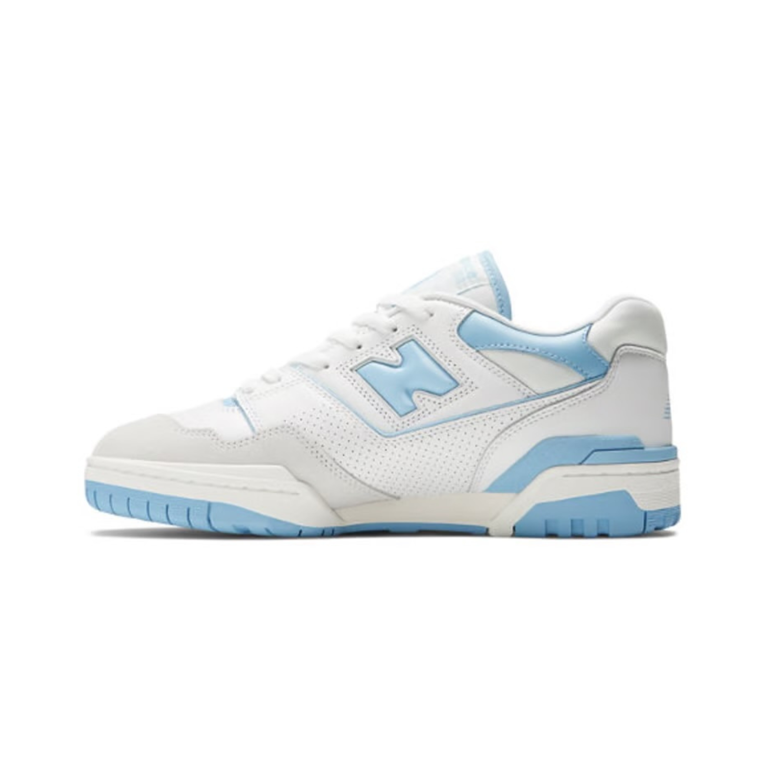 New Balance 550 Sneakers - White & Blue Haze Rain Cloud Colorway | Men's & Women's Casual Shoes for Walking, Running & Streetwear Fashion