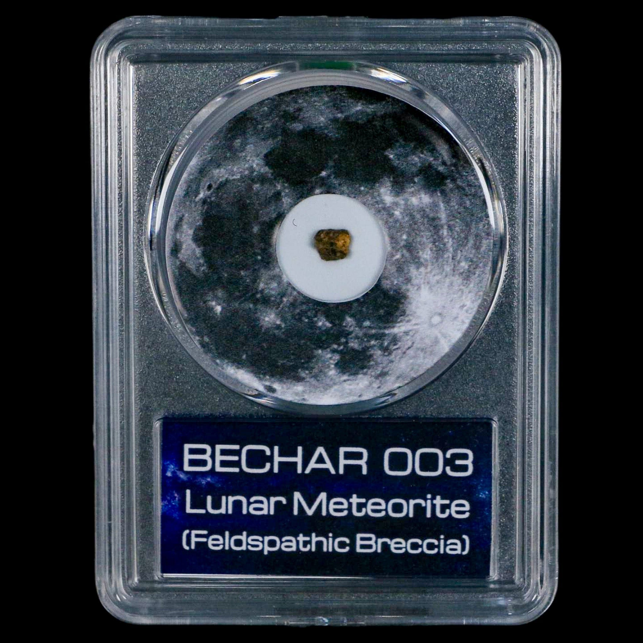 Authentic Moon Rock Lunar Meteorite Bechar 003 - Algerian Sahara Desert Discovery 2022 with COA | Rare Space Collectible for Display & Science Education