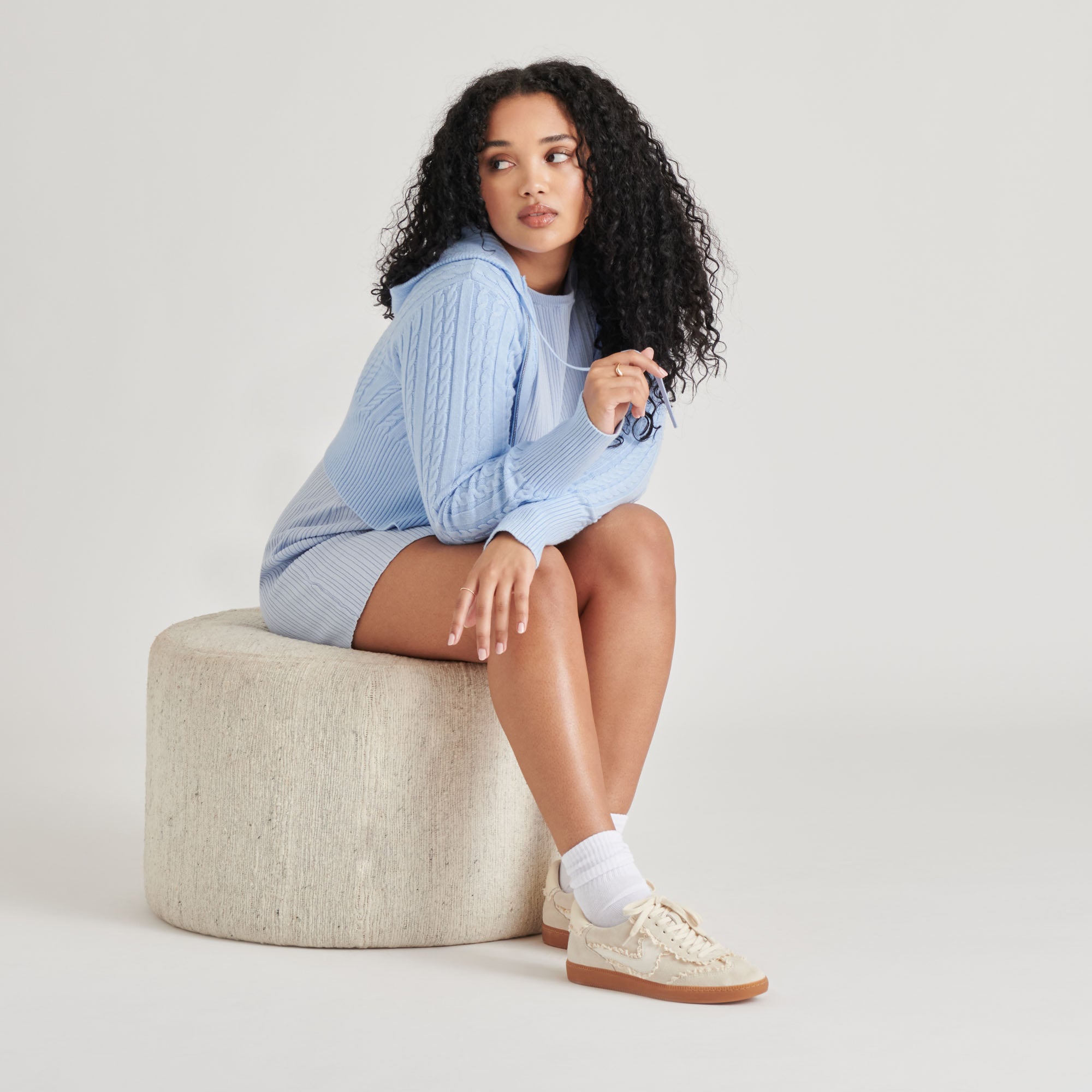 Ivory Suede Notice Lace Sneakers - Stylish & Comfortable Women's Shoes for Casual Wear, Work & Everyday Fashion
