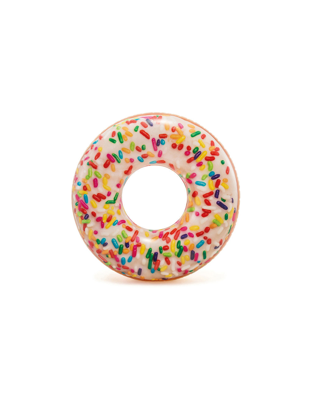 Intex Inflatable Donut Pool Float with Sprinkler - Fun Water Toy for Kids & Adults - Perfect for Swimming Pools, Lakes, and Beach Parties