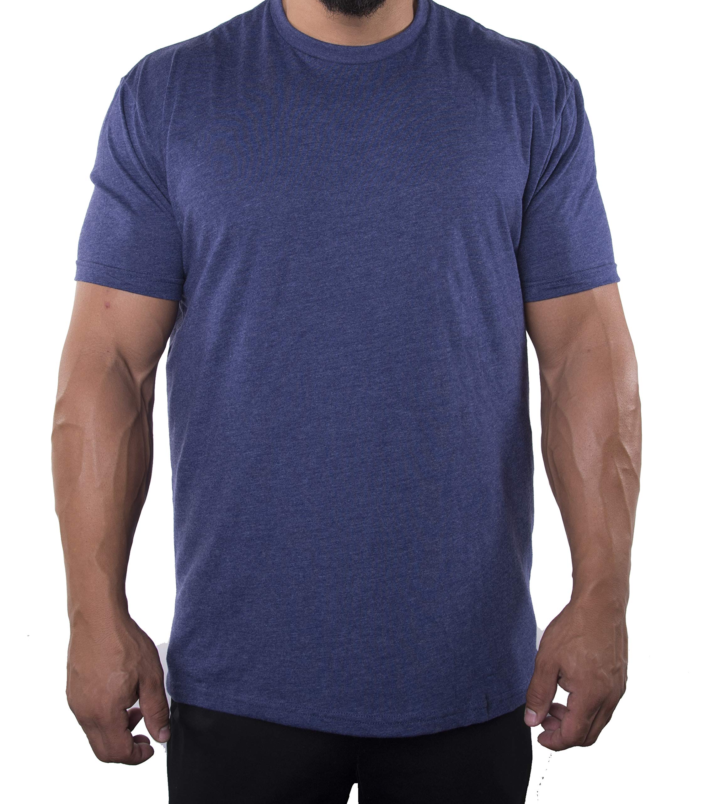 Premium Mato & Hash Men's Cotton Blend T-Shirts - Soft Crew Neck Tees for Casual Wear, Gym & Everyday Comfort