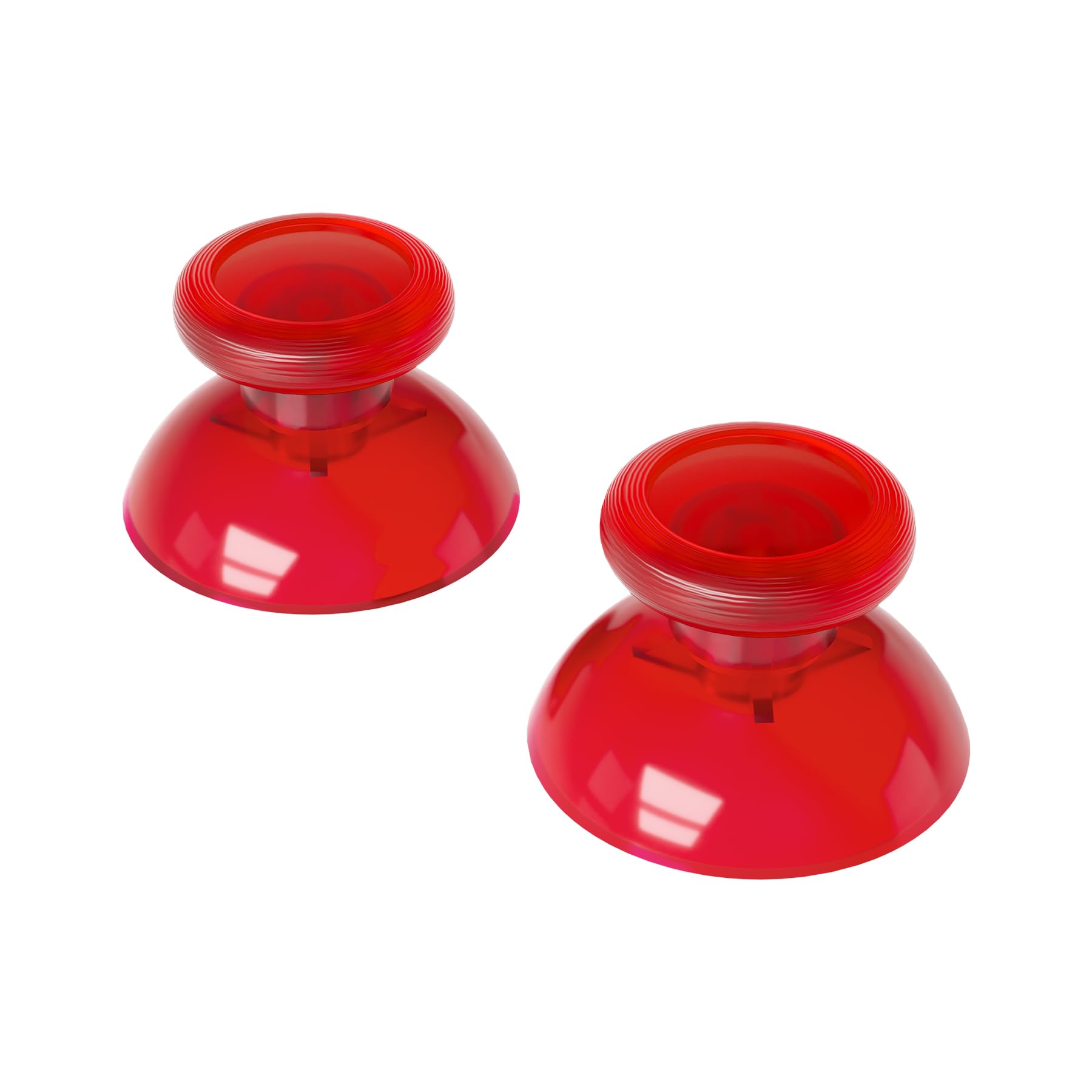 eXtremeRate Replacement 3D Analog Joystick for Nintendo Switch Pro Controller - Transparent Red Custom Thumbstick | Enhanced Gaming Precision for Switch Pro Controllers | Perfect for Competitive Gaming, Long Play Sessions & Controller Repair