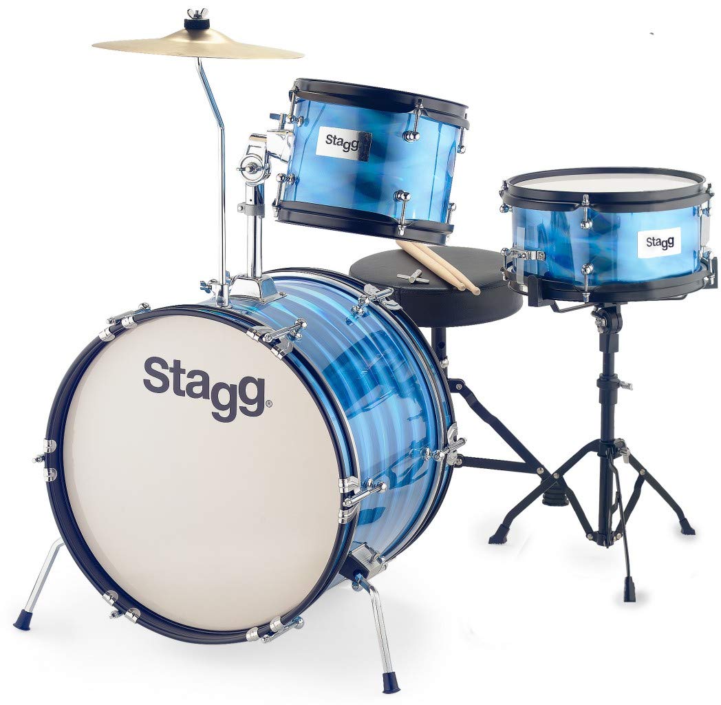 3-Piece Junior Drum Set with Hardware - 8