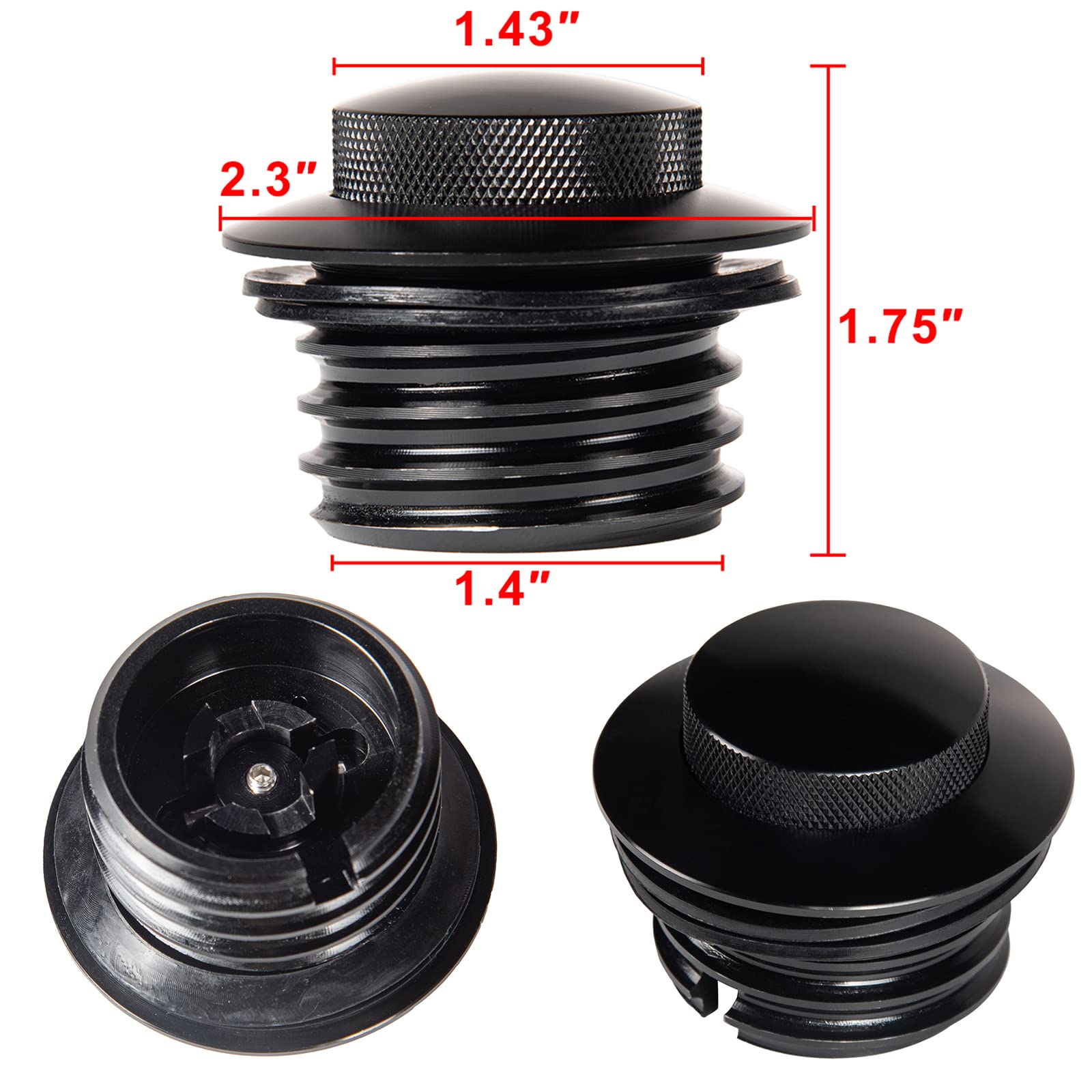 2009+ Harley Touring Motorcycle Tank Dash Console - Black Snake Venom Fuel Gas Cap | Perfect for Road Trips & Custom Bike Upgrades