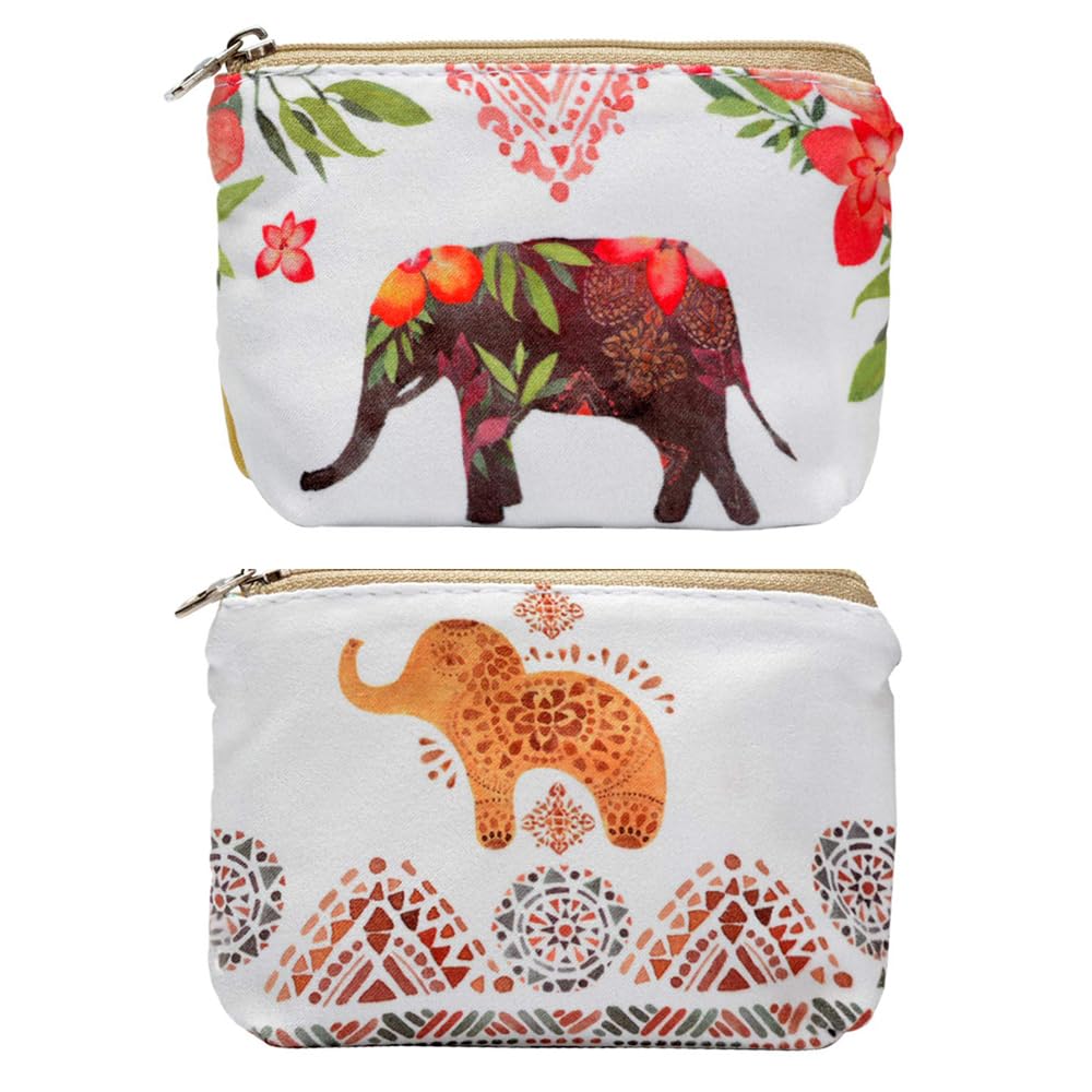 Women's & Girls' Stylish Coin Purse Wallet - Small Change Pouch Key Holder for Everyday Use, Travel & Shopping