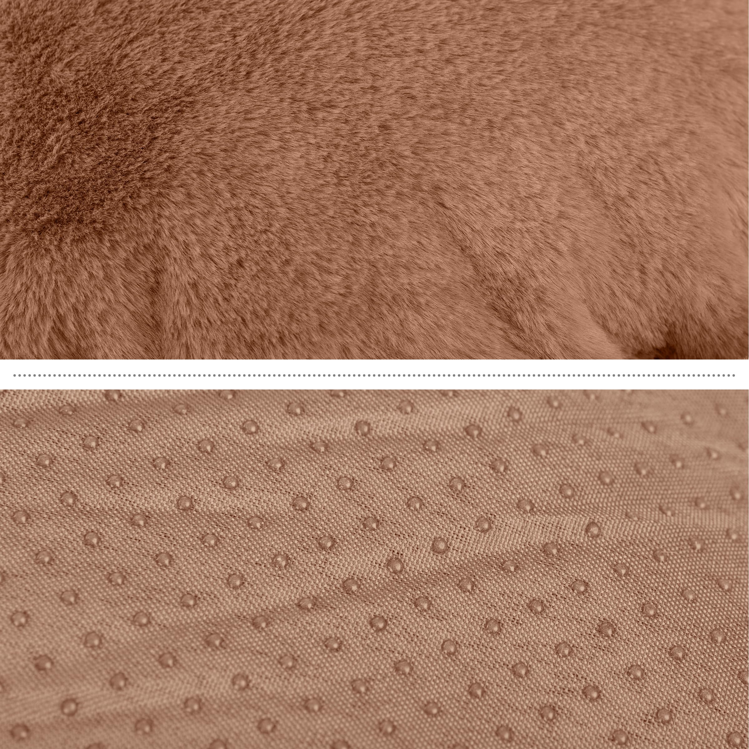 PETMAKER Donut Dog Bed for Small Dogs & Cats - Washable Removable Cover & Anti-Slip Bottom - Cozy Pet Bed for Puppies & Kittens - Perfect for Home, Crate & Travel (Beige)