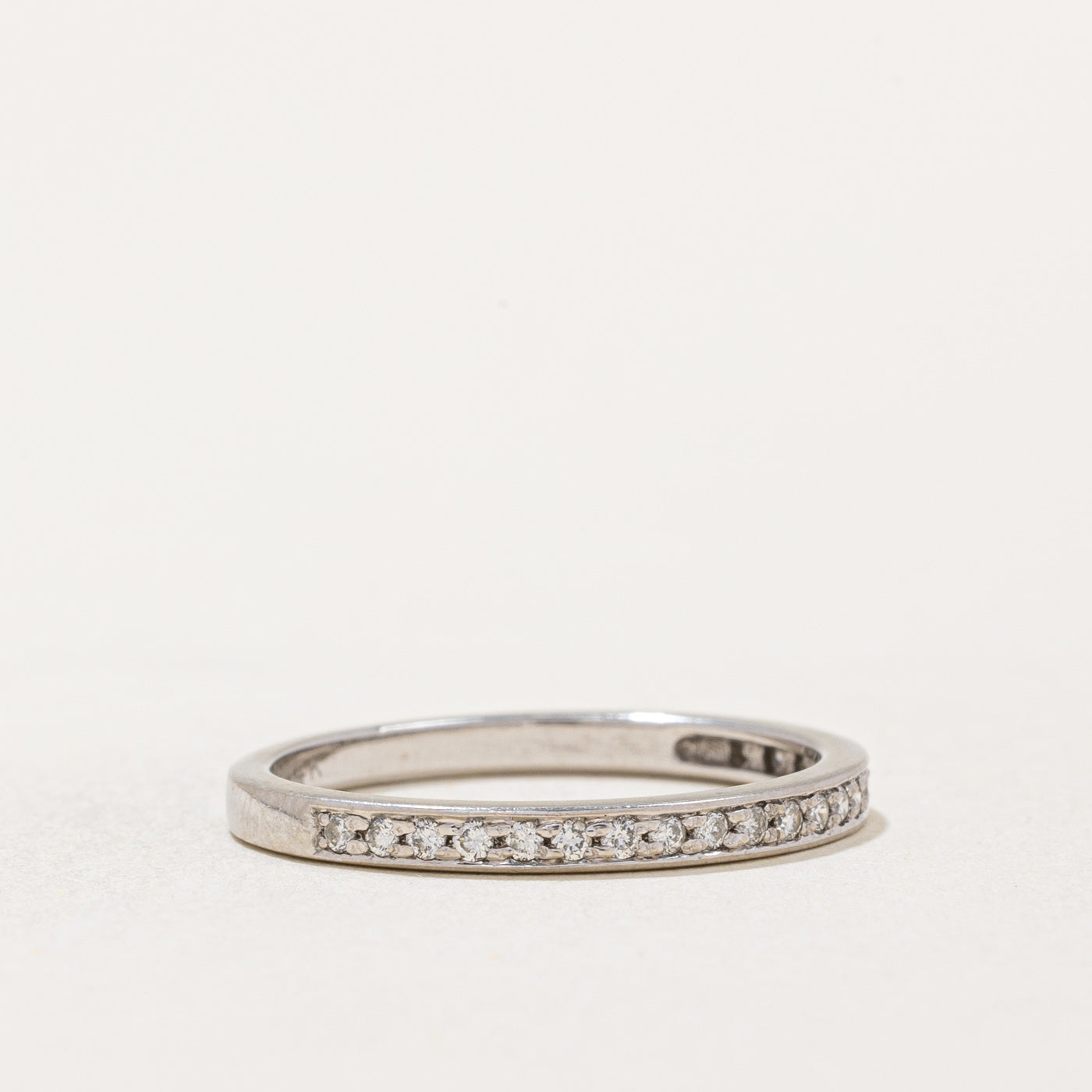 0.15ctw Diamond Semi Eternity Band Ring - Size 5.25 - Wedding, Anniversary & Engagement Jewelry Gift for Her - Perfect for Bridal, Party & Special Occasions