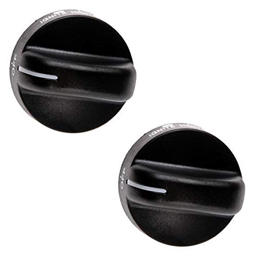 Upgraded Lifetime Appliance 2-Pack 8273103 Knob Replacement - Compatible with Whirlpool Range & Oven Stoves - Durable Heat-Resistant Control Knobs for Cooking & Baking