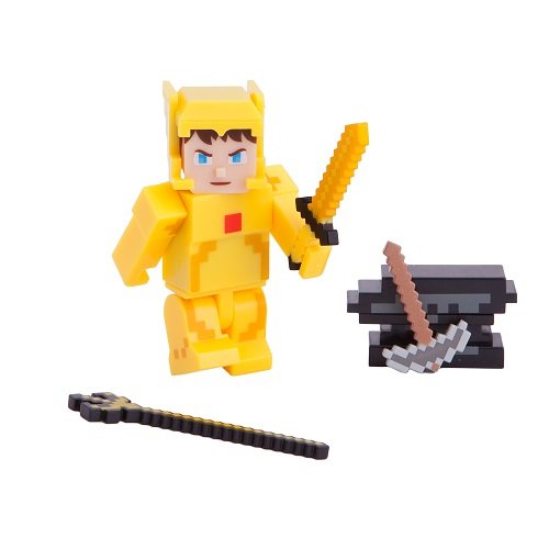 Terraria Gold Armor Player Toy Set with Accessories - Perfect for Cosplay, Collecting & Gaming Enthusiasts
