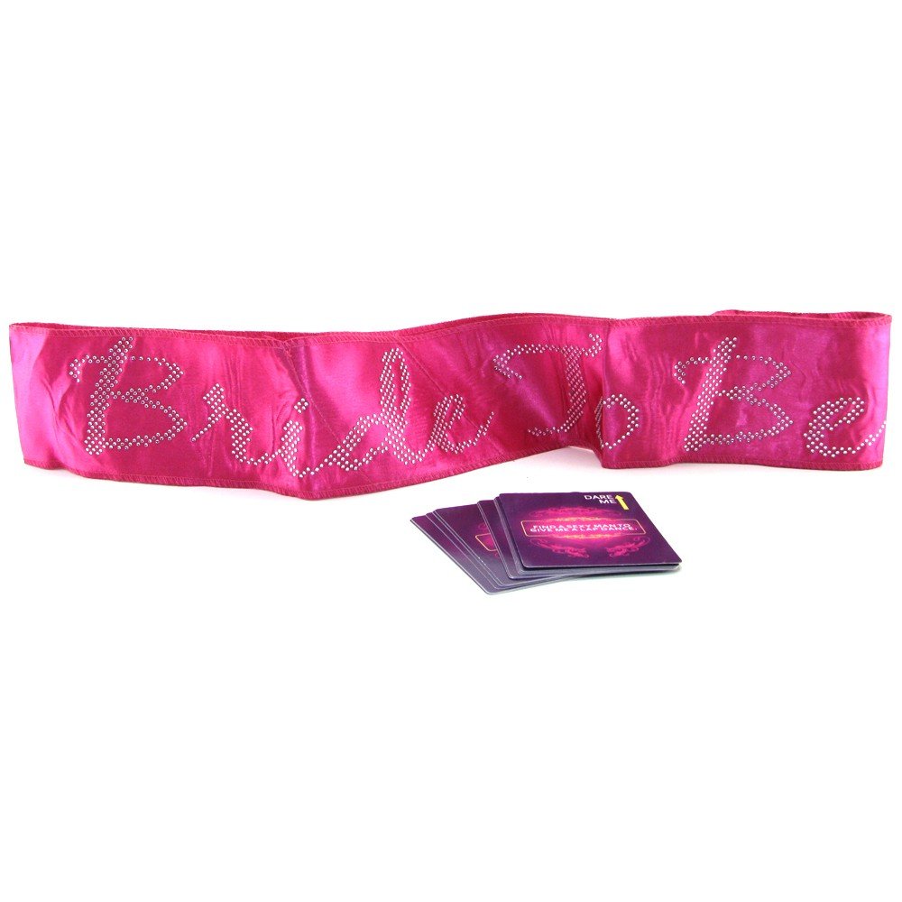 Dare Me! Bride-to-Be Sash - Bachelorette Party Accessory for Wedding Showers & Bridal Shower Games - Perfect for Last Fling Before the Ring Celebrations