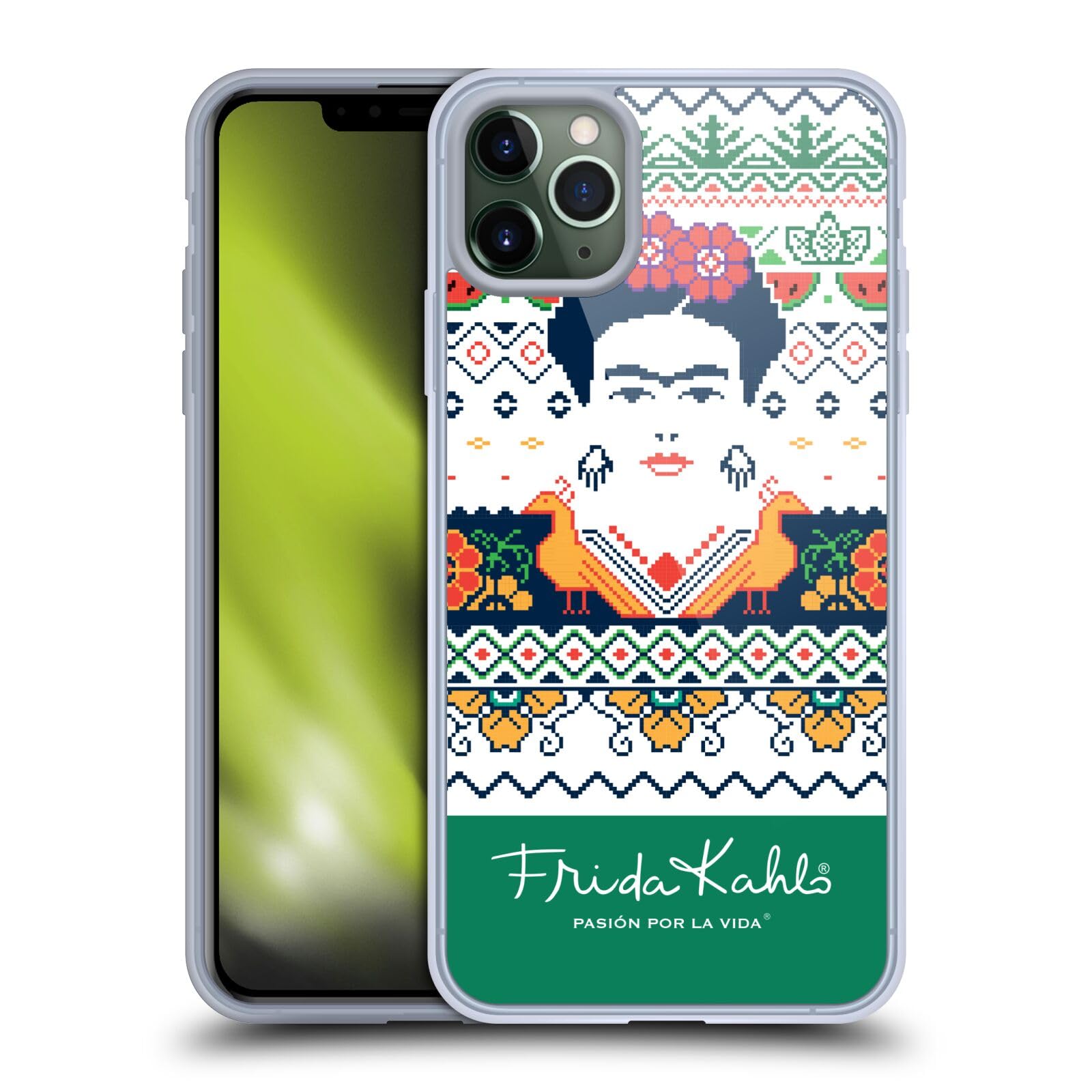 Officially Licensed Frida Kahlo Peacock Coyoacan Soft Gel Case for iPhone 11 Pro Max - Artistic Phone Cover with Unique Design, Durable Protection - Perfect for Art Lovers, Gift Giving & Everyday Use