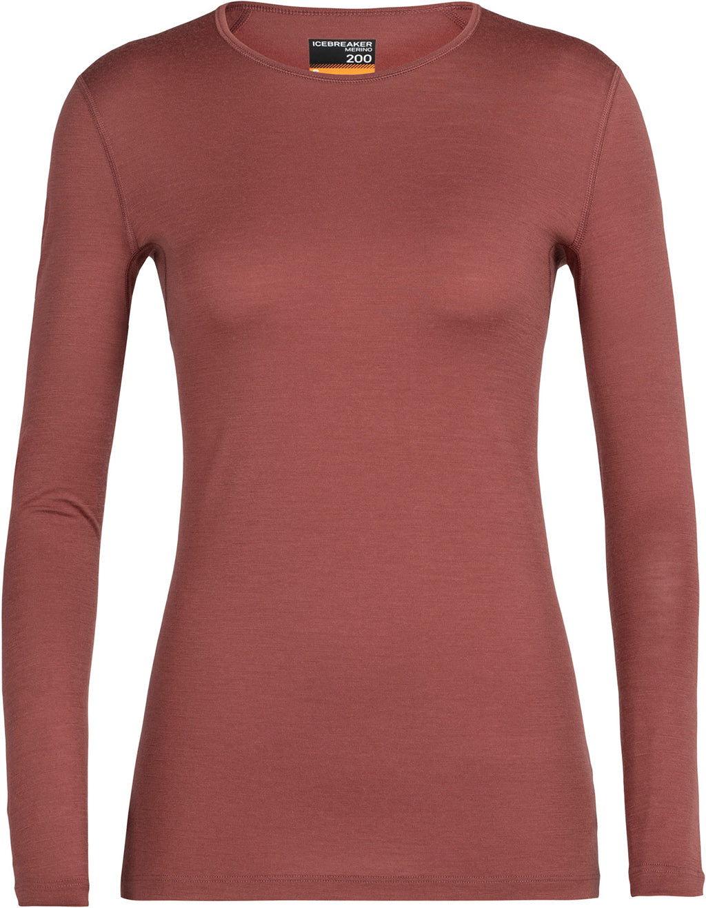 200 Oasis Long Sleeve Crewneck Women's Thermal Shirt - Soft Cotton Blend Base Layer for Winter, Fall & Outdoor Activities