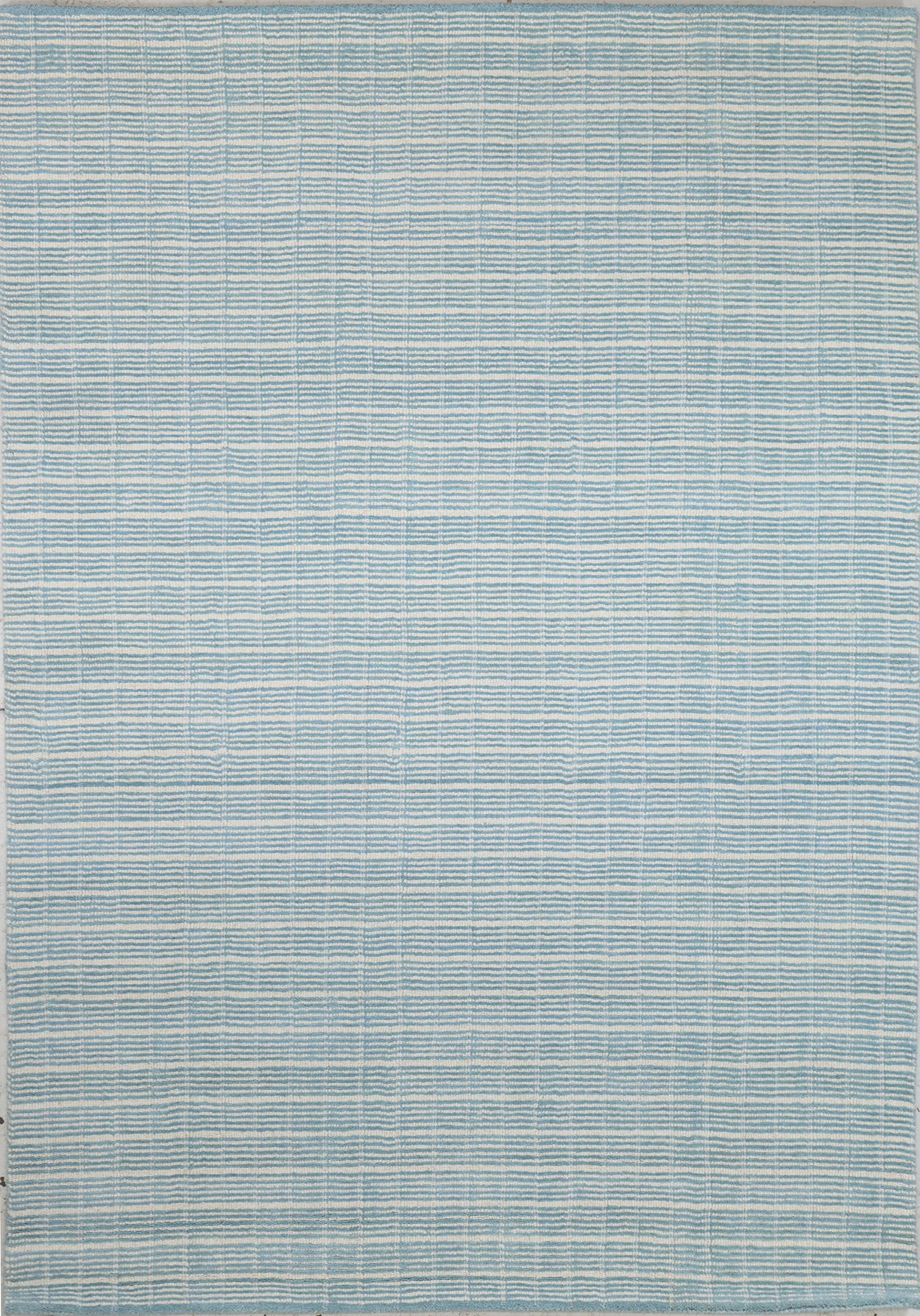 Bashian Collection Luxury Hand Loomed Wool Area Rug - 3.6' x 5.6' Sky/Ivory - Perfect for Entryway, Living Room, Bedroom & Home Décor - Soft & Durable Runner Rug for High Traffic Areas